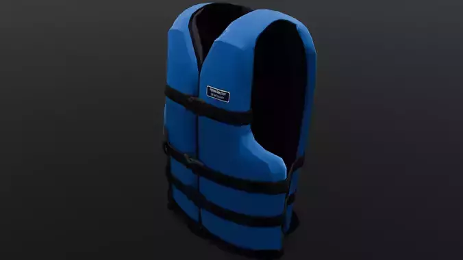 Life Jacket 3D Model 