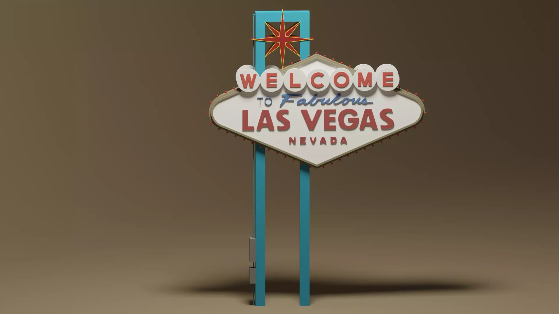 Welcome to Fabulous Las Vegas Sign 3D model_0
