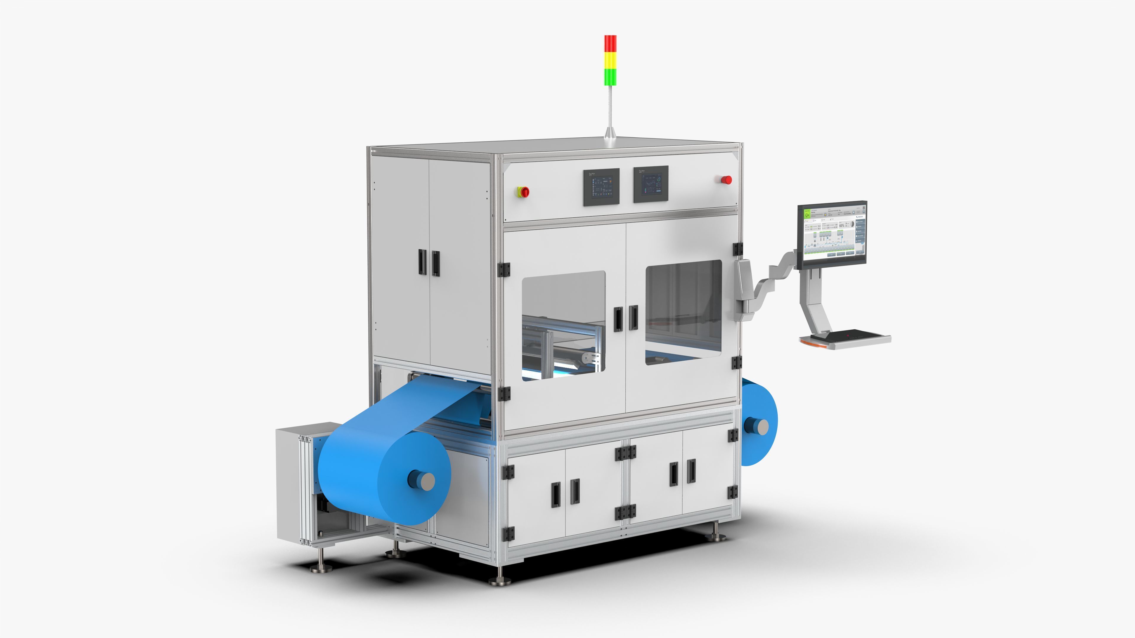 Automatic CCD Winding Inspection Machine 3D model_2