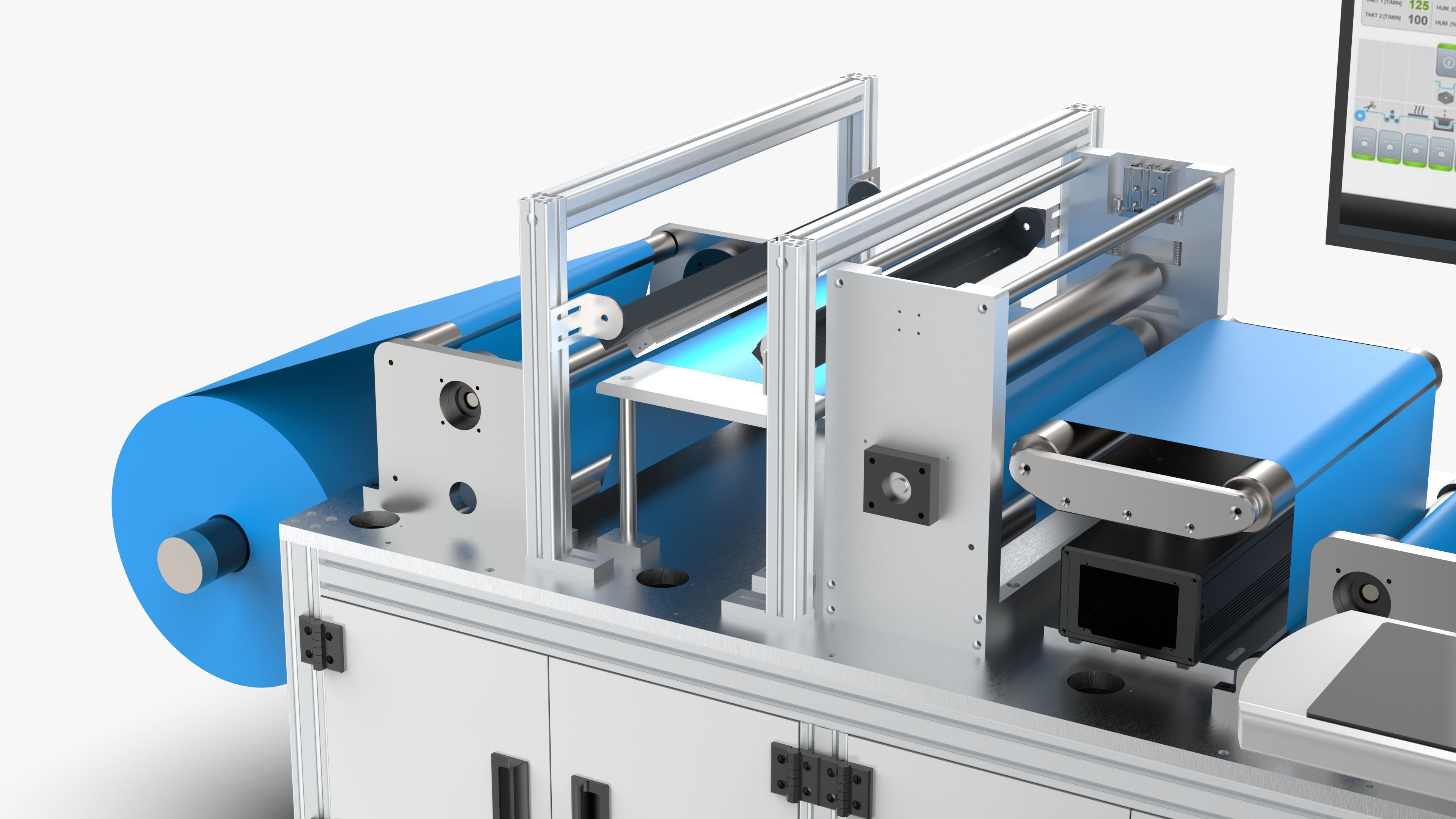 Automatic CCD Winding Inspection Machine 3D model_10