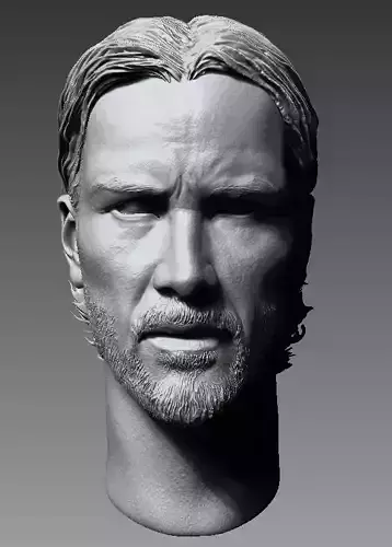 John Wick- Keanu Reeves headsculpt