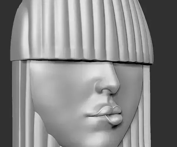 face wall decor 3 3D model