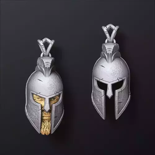 Warrior Helmet Pendant V2