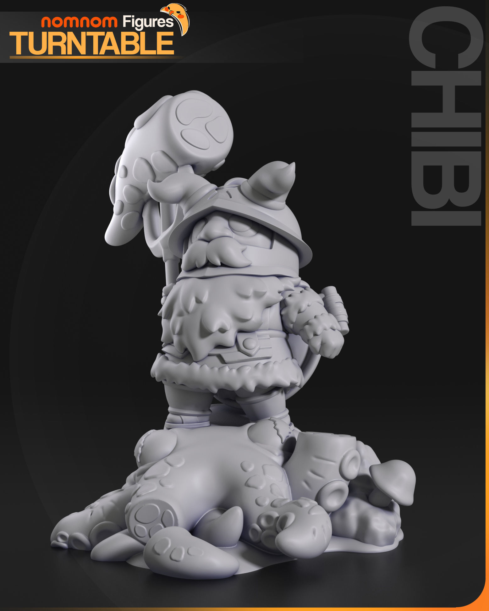 Chibi Senshi - Dungeon Meshi 3D print model_4