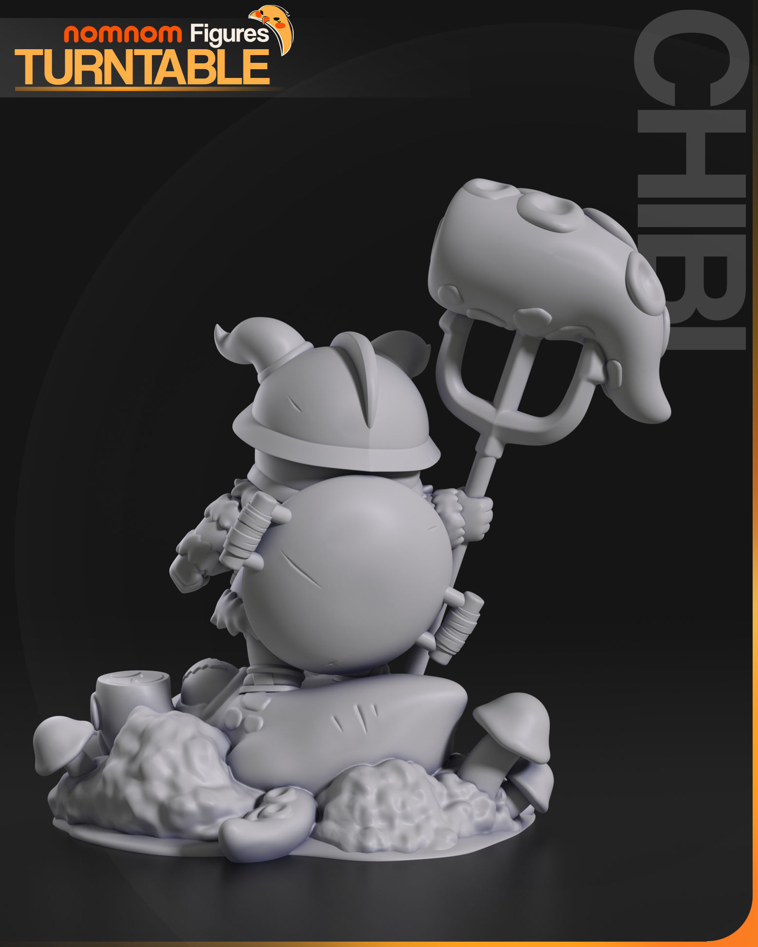 Chibi Senshi - Dungeon Meshi 3D print model_5