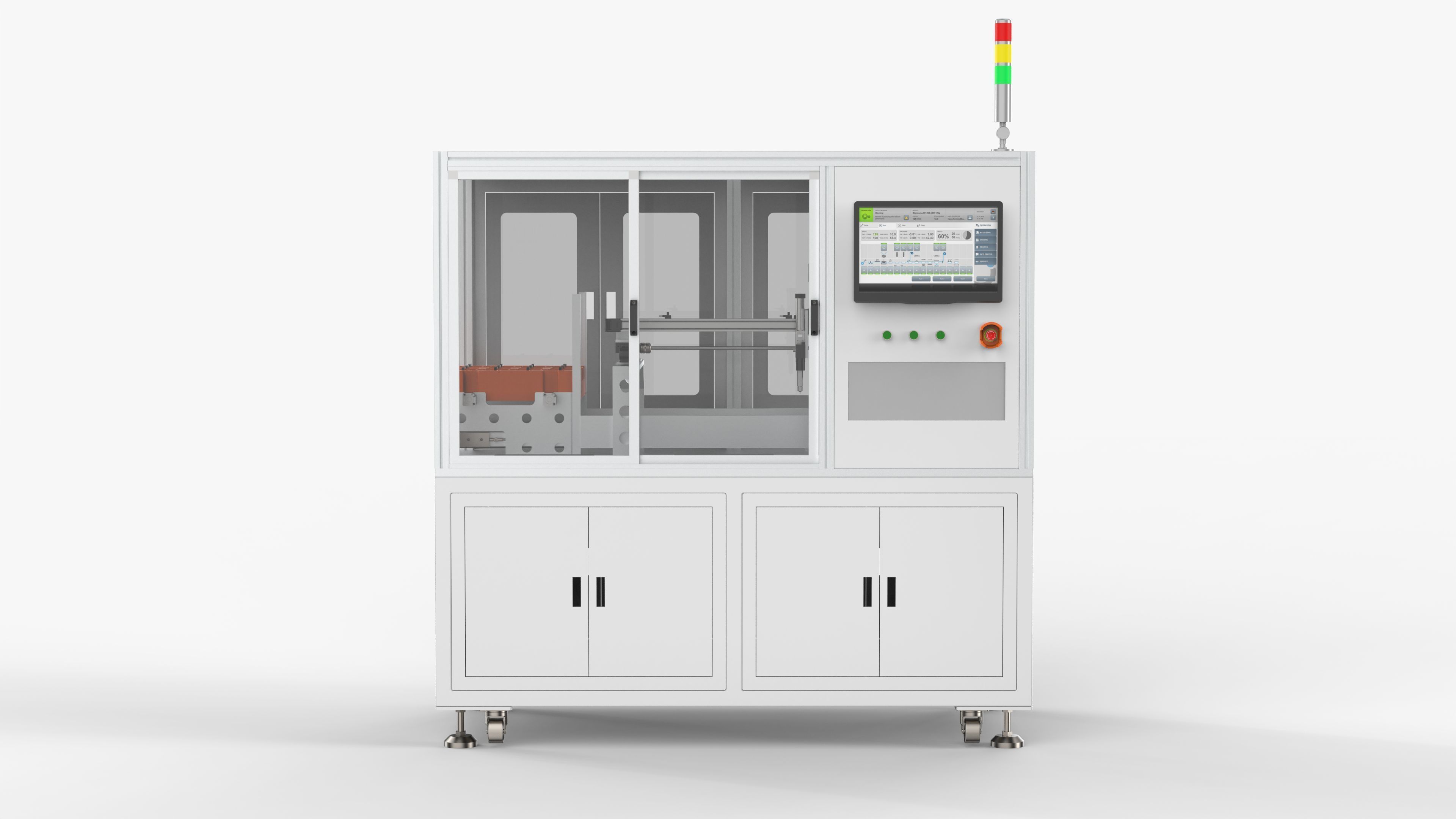 Automatic Tray Dispensing Machine 3D model_4
