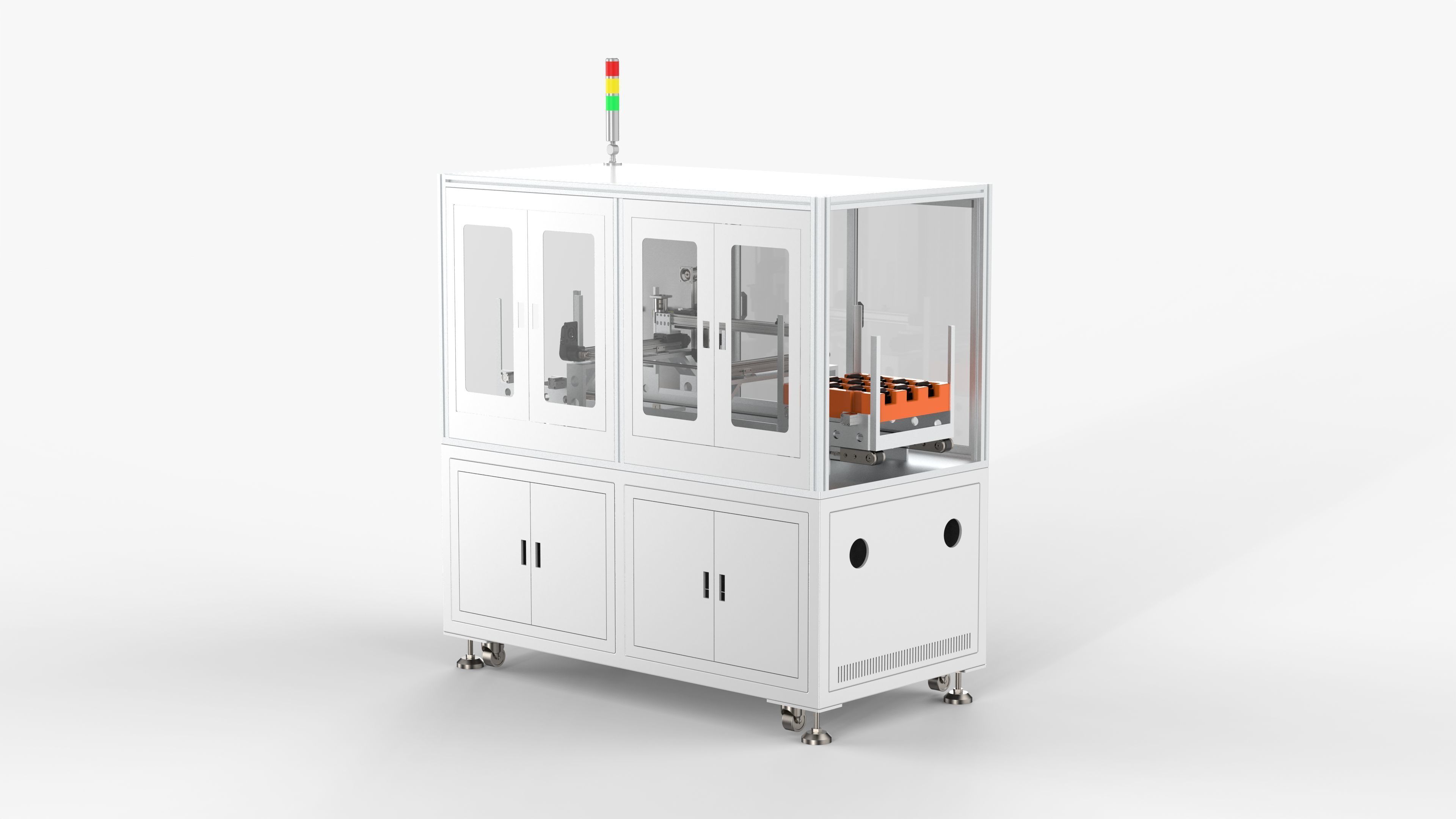 Automatic Tray Dispensing Machine 3D model_3