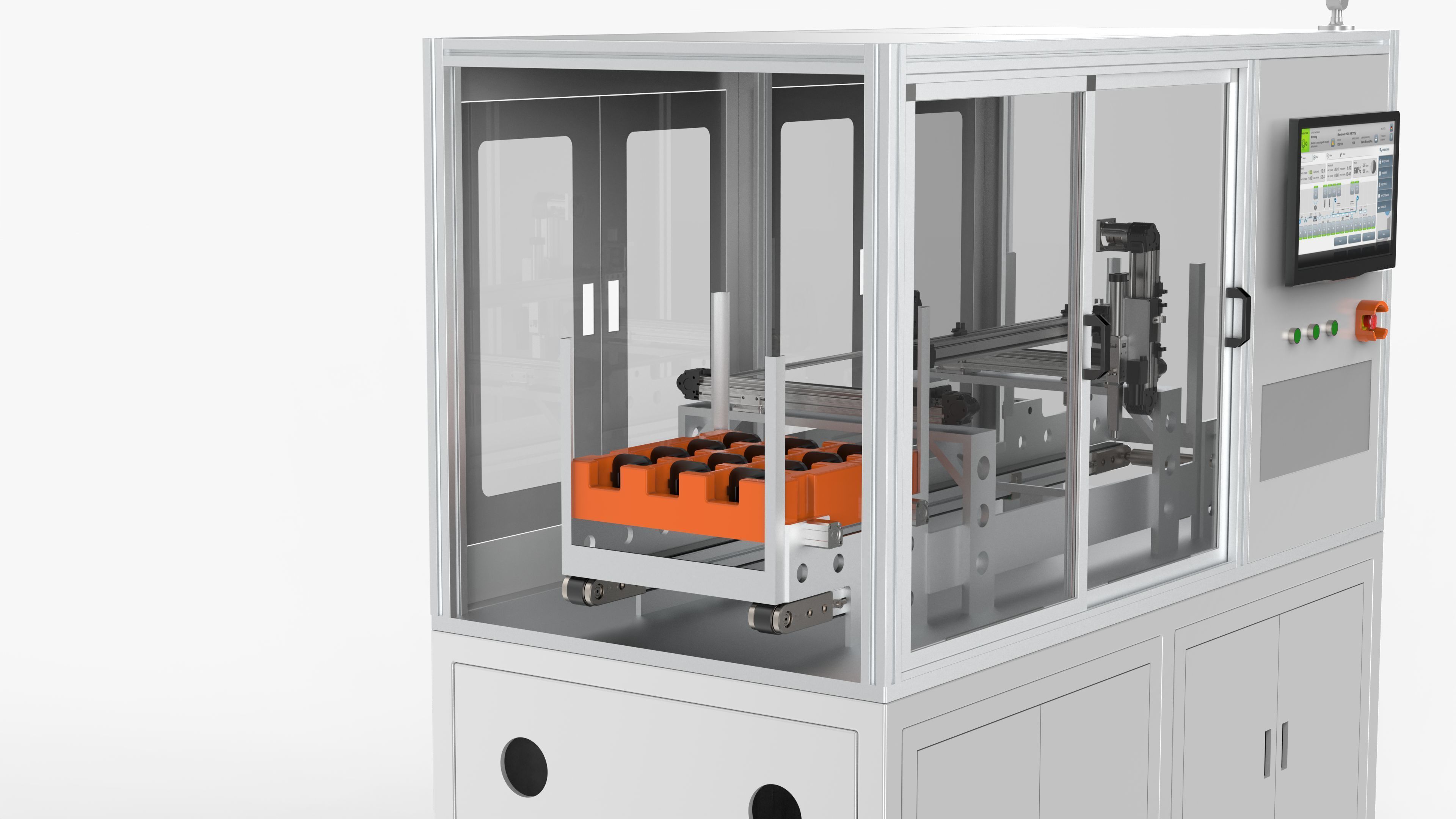 Automatic Tray Dispensing Machine 3D model_5