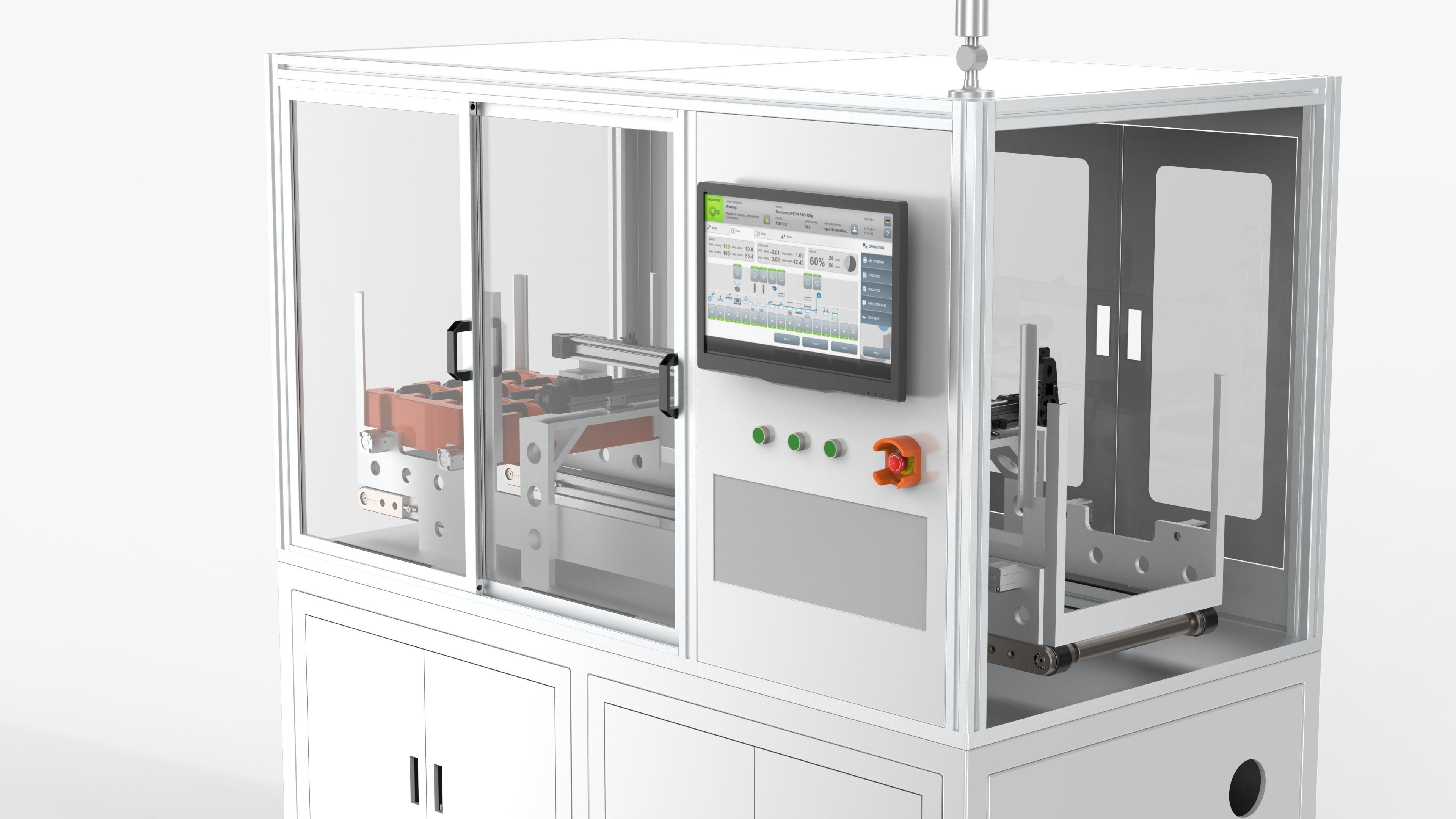 Automatic Tray Dispensing Machine 3D model_9