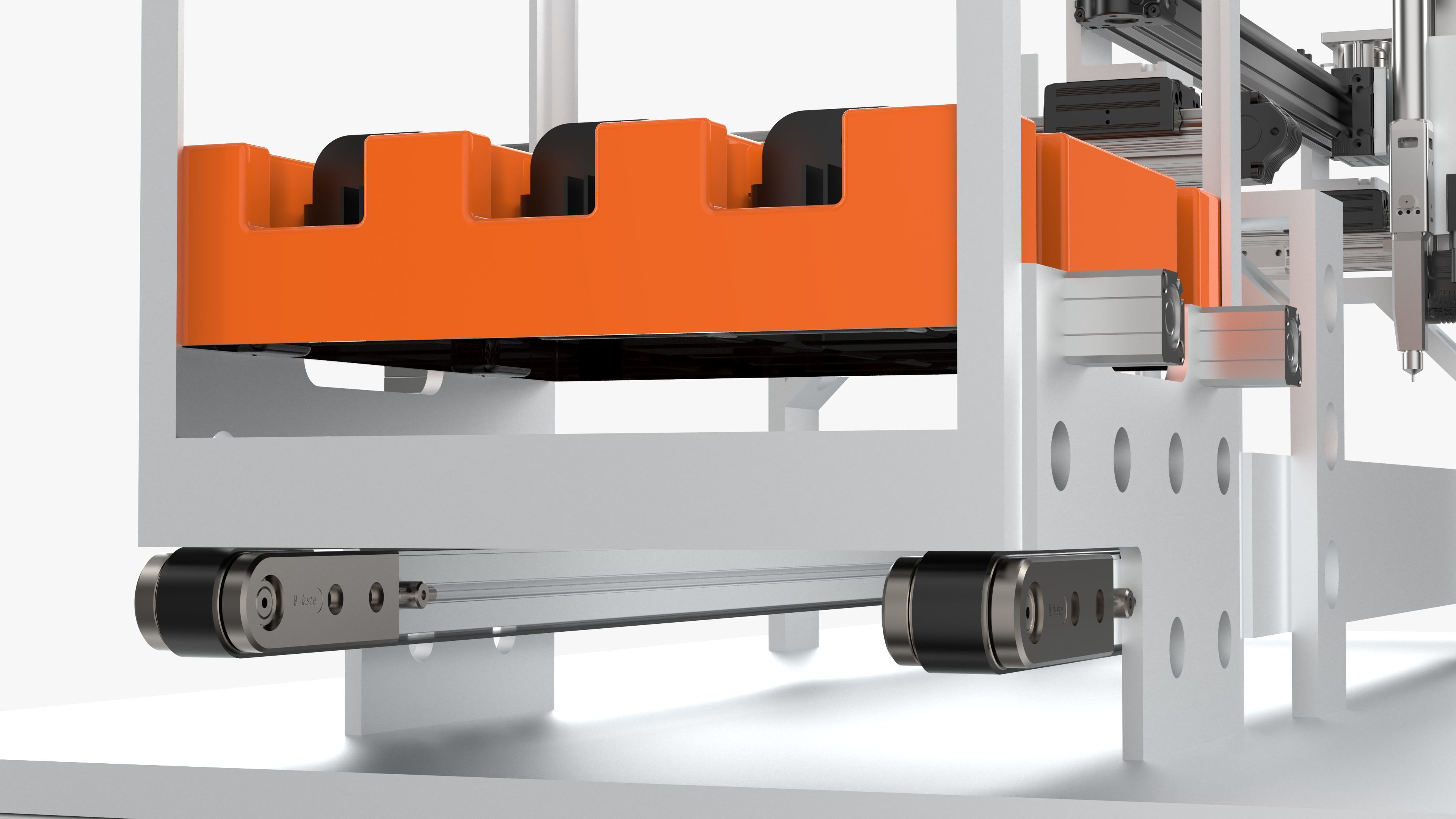 Automatic Tray Dispensing Machine 3D model_17