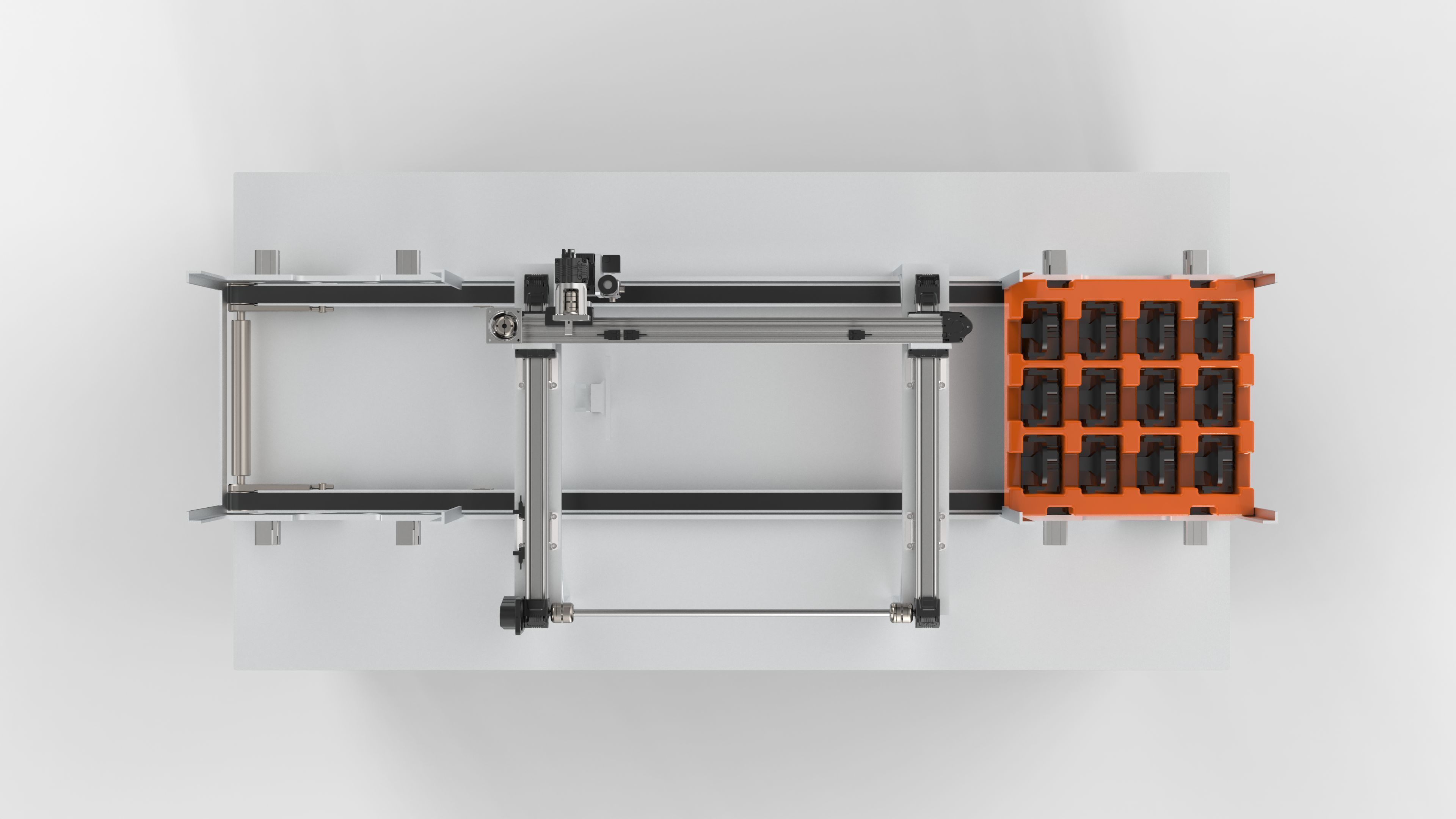 Automatic Tray Dispensing Machine 3D model_13