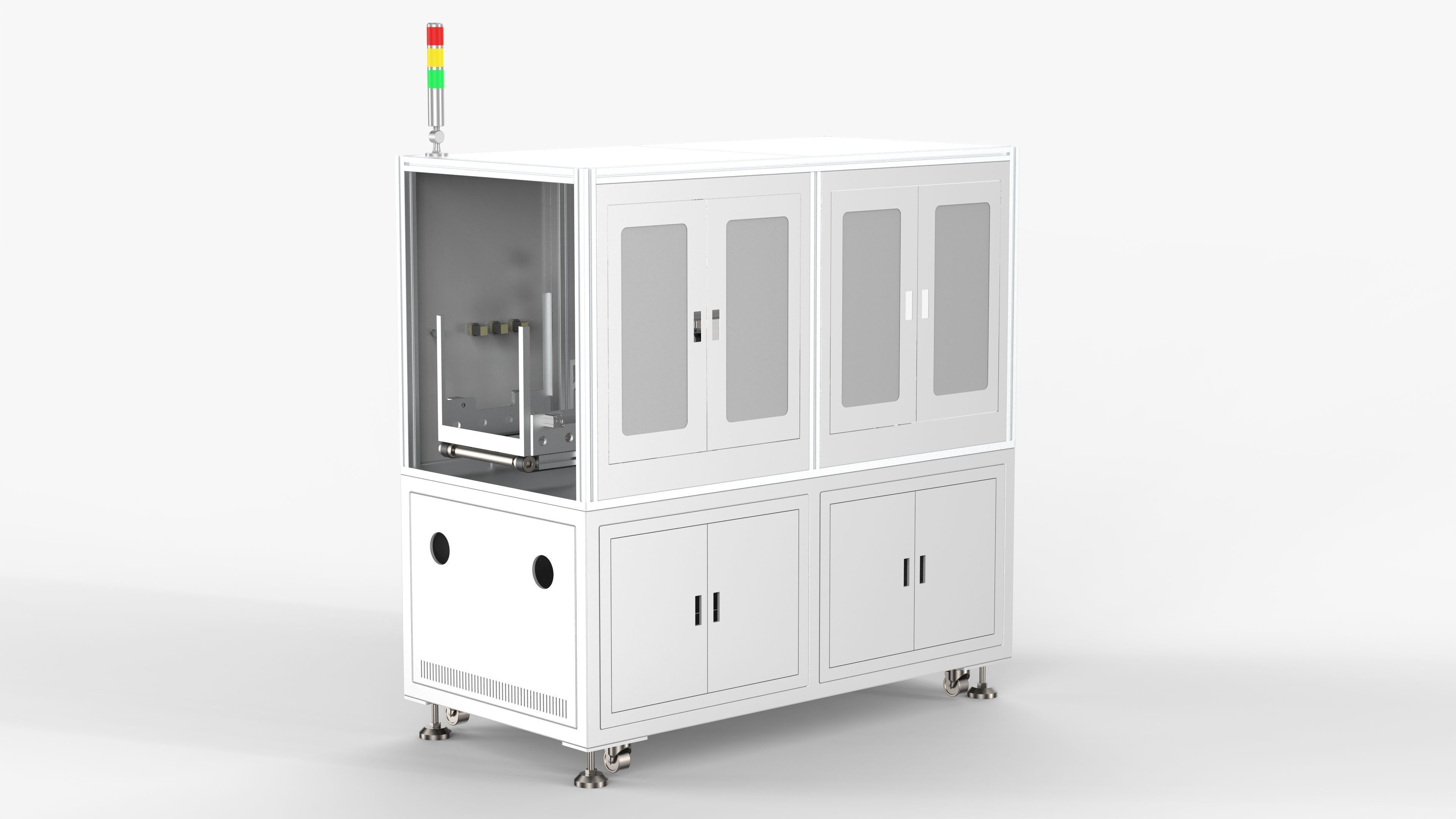 Automatic Tray Dispensing Machine 3D model_2