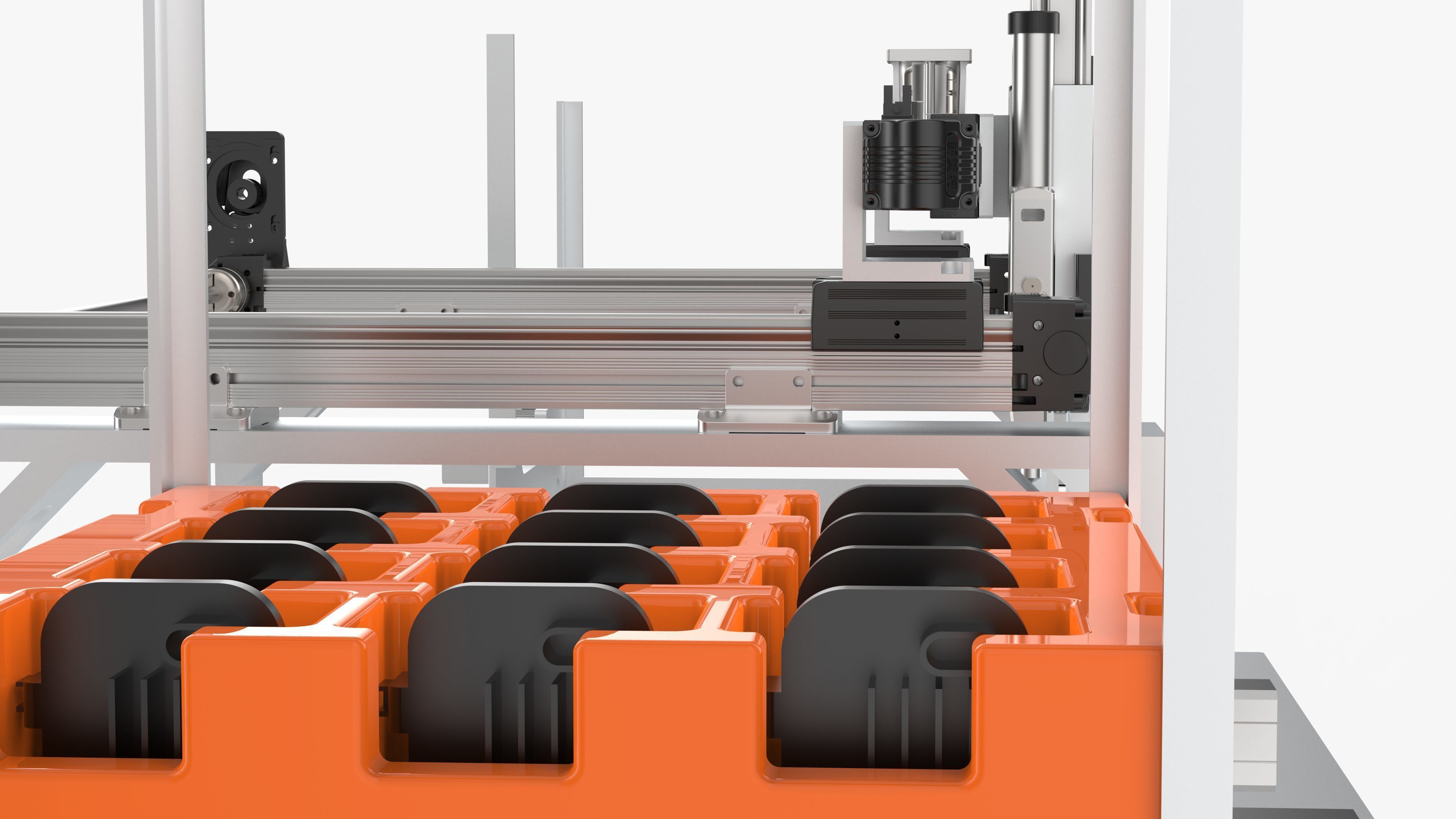 Automatic Tray Dispensing Machine 3D model_16