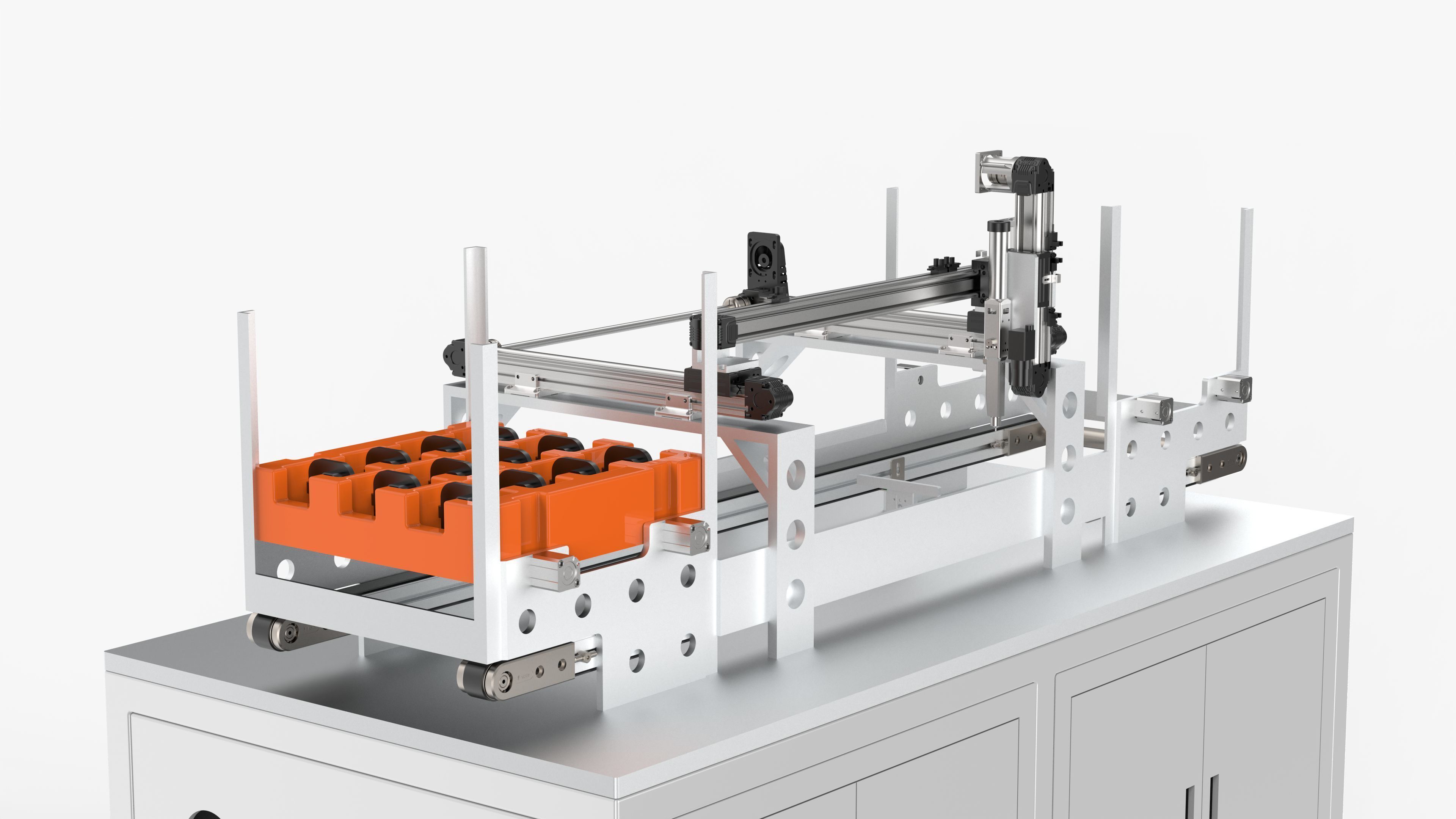 Automatic Tray Dispensing Machine 3D model_10