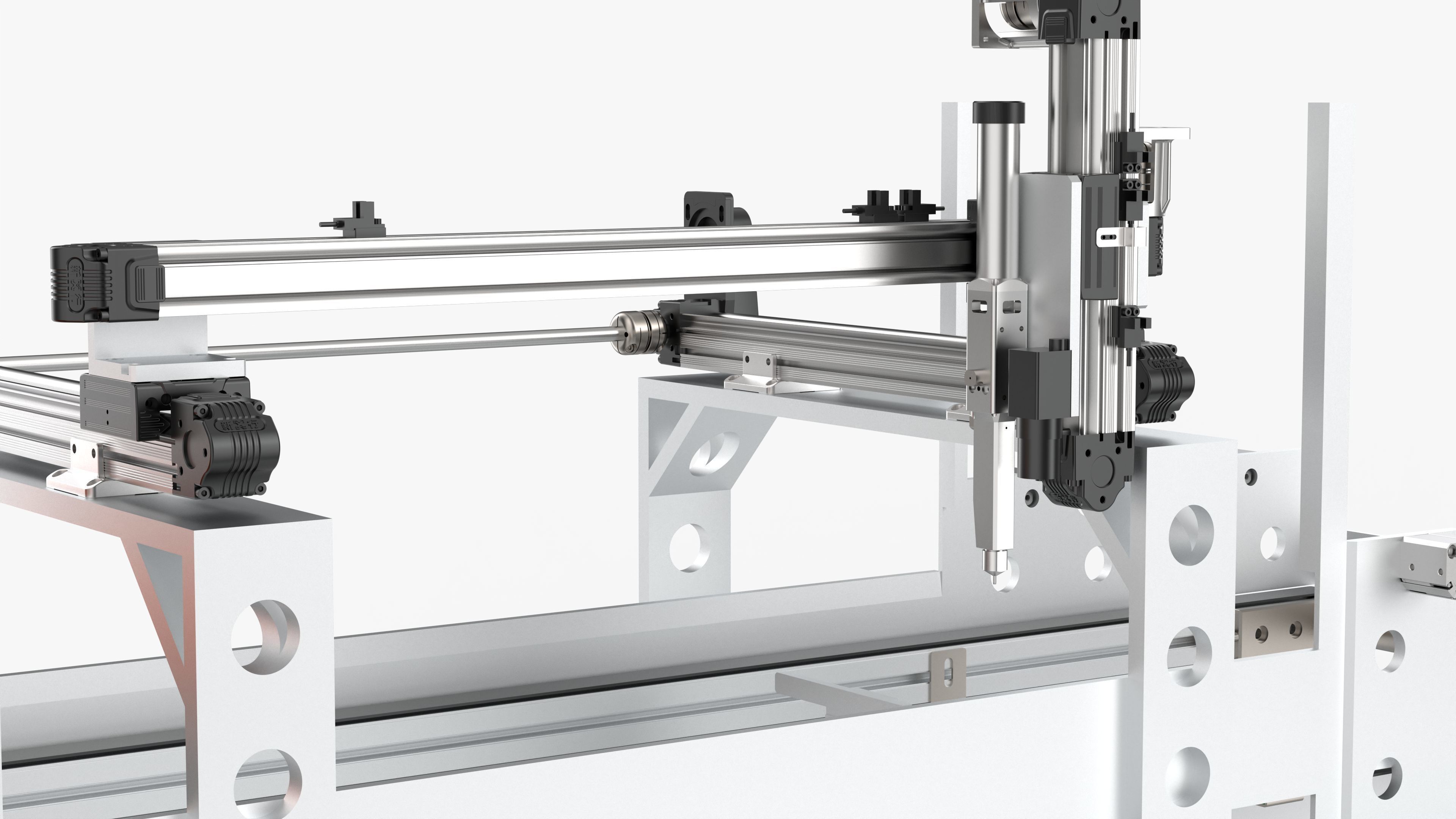 Automatic Tray Dispensing Machine 3D model_14