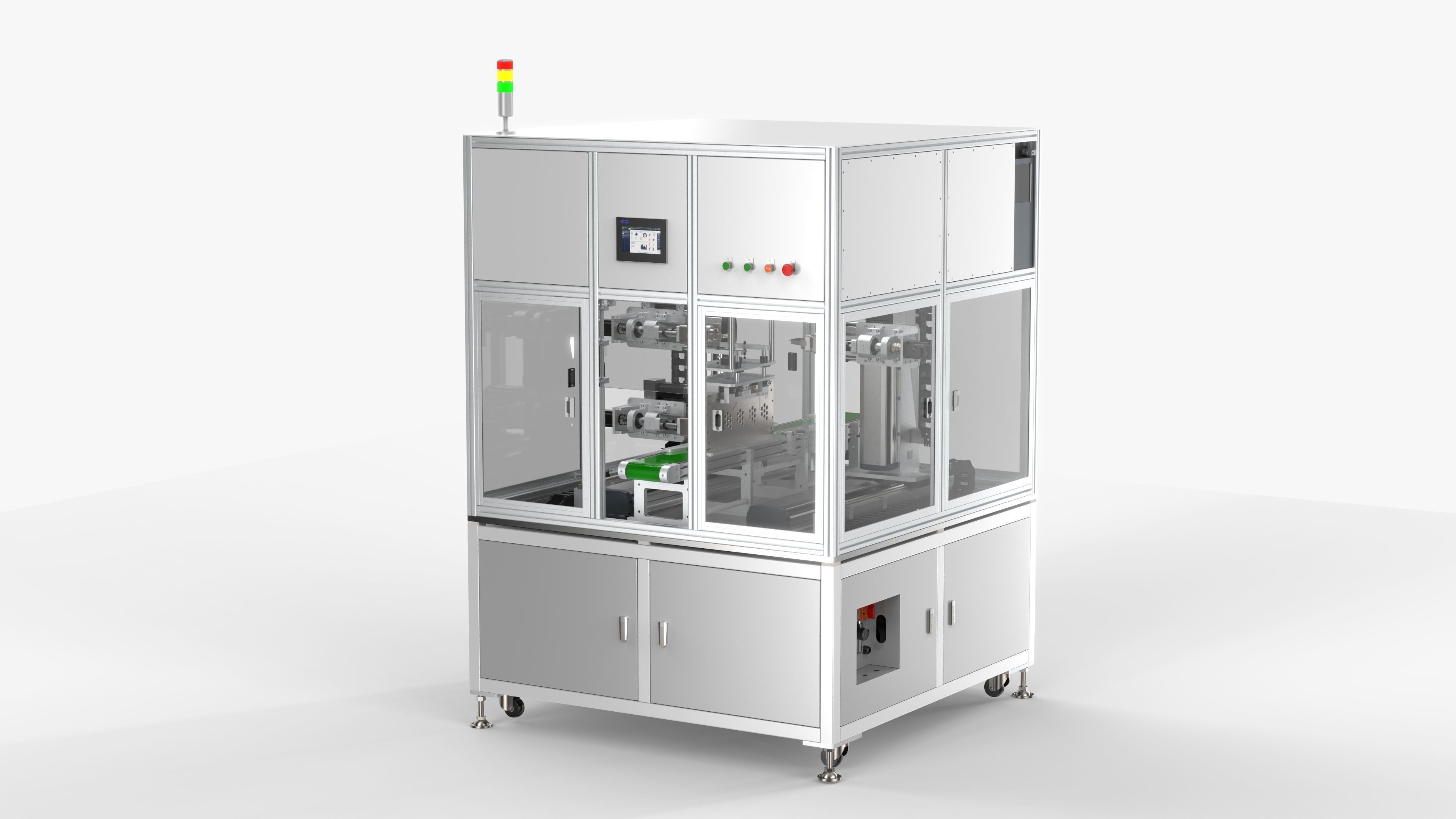 8 Axis Double Sided Spot Welding Machine 3D model_2