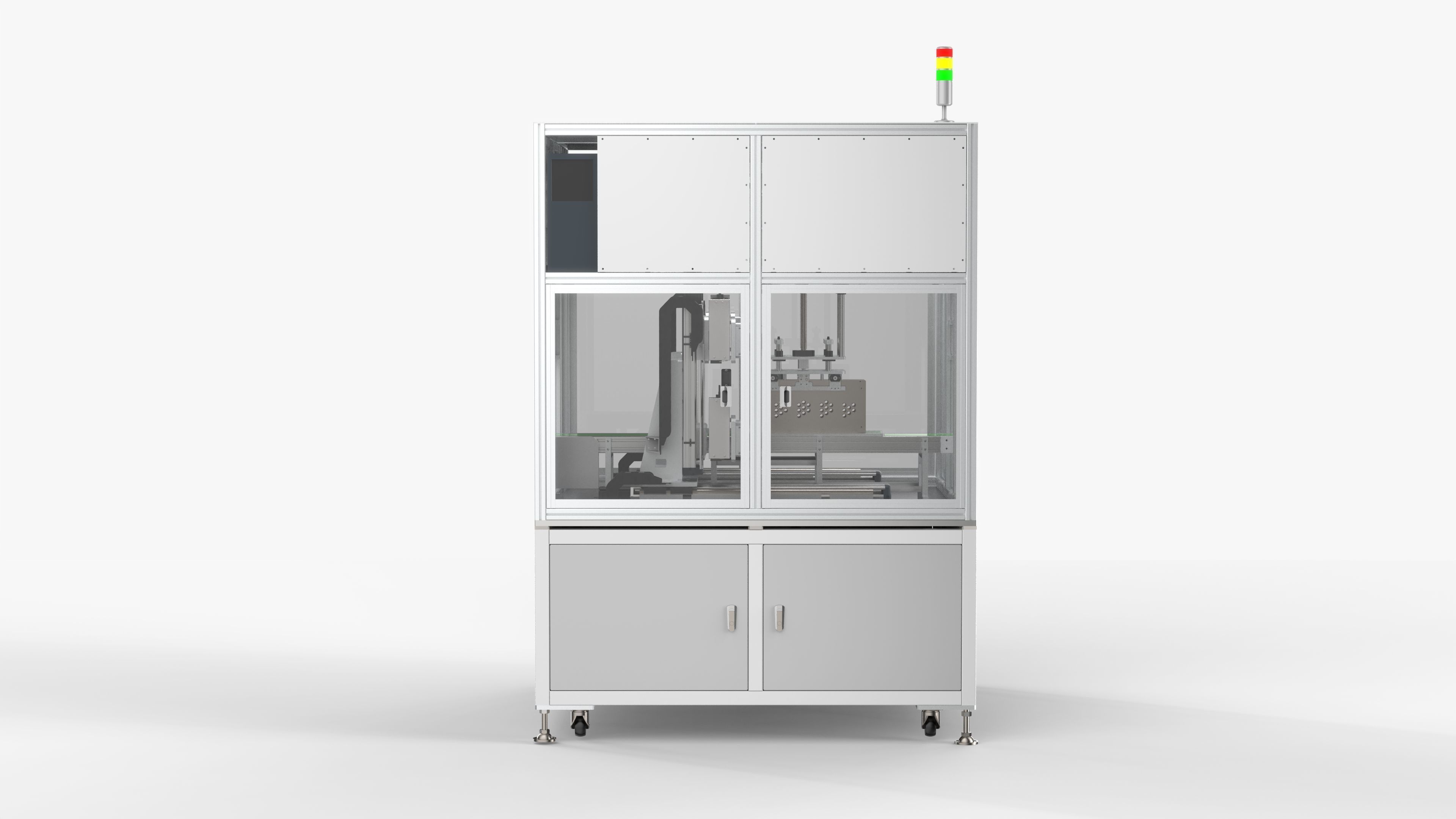 8 Axis Double Sided Spot Welding Machine 3D model_7