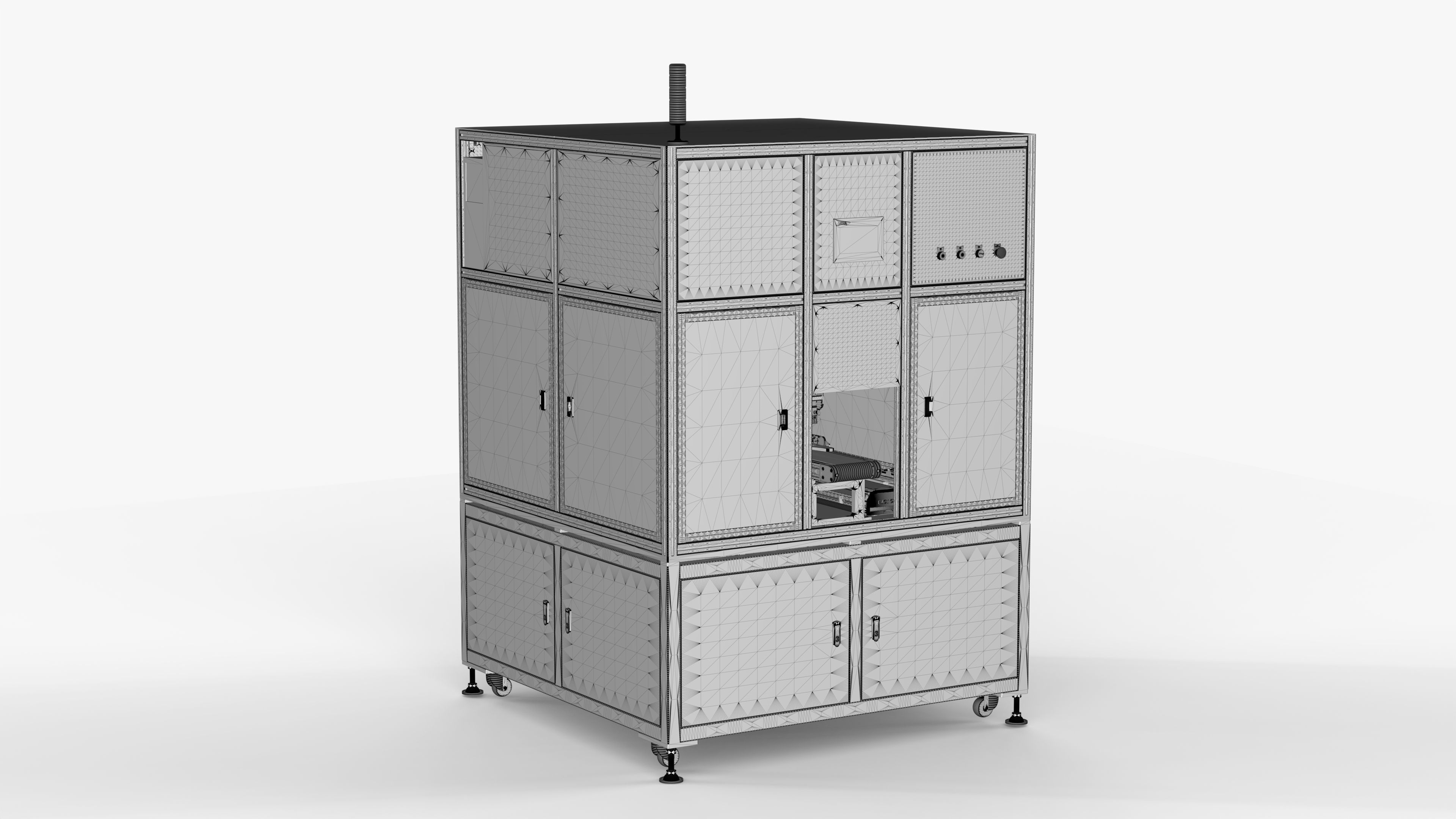 8 Axis Double Sided Spot Welding Machine 3D model_27