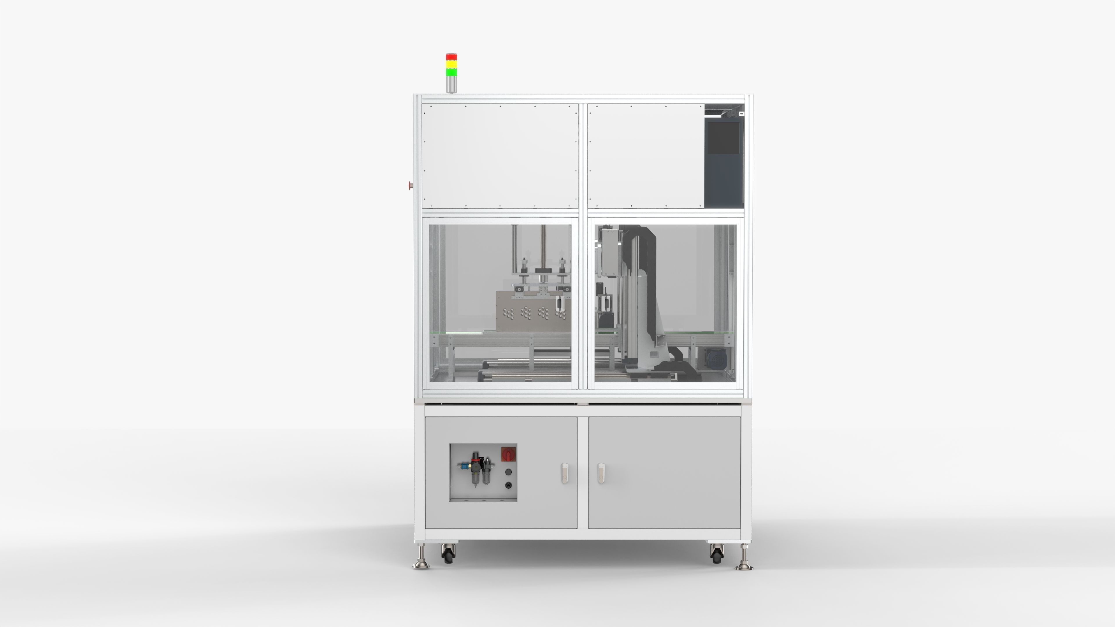 8 Axis Double Sided Spot Welding Machine 3D model_5