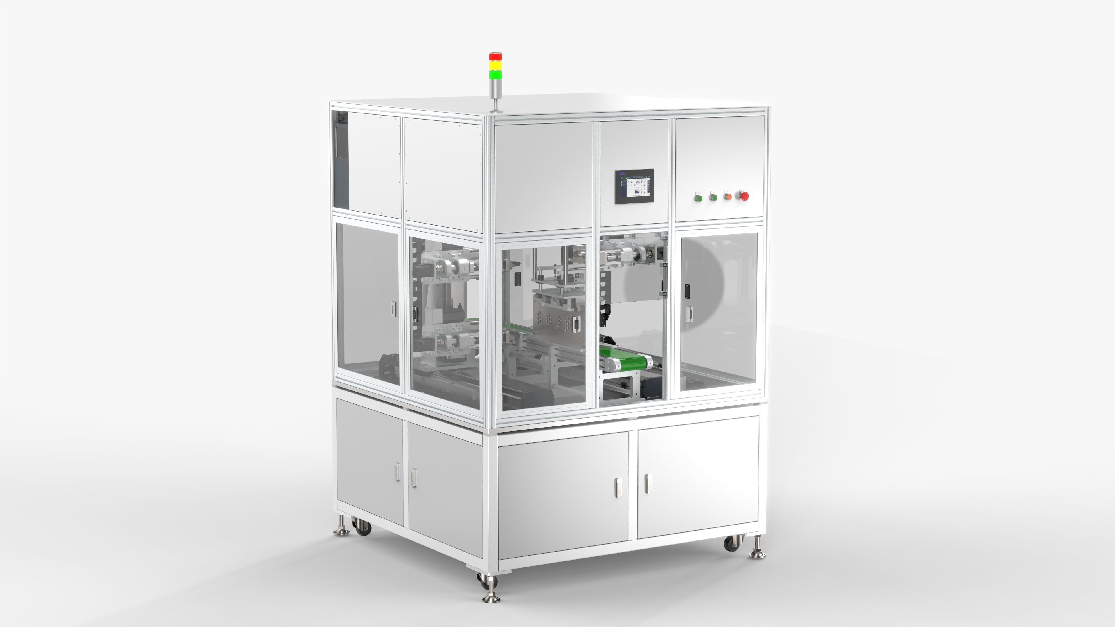 8 Axis Double Sided Spot Welding Machine 3D model_1