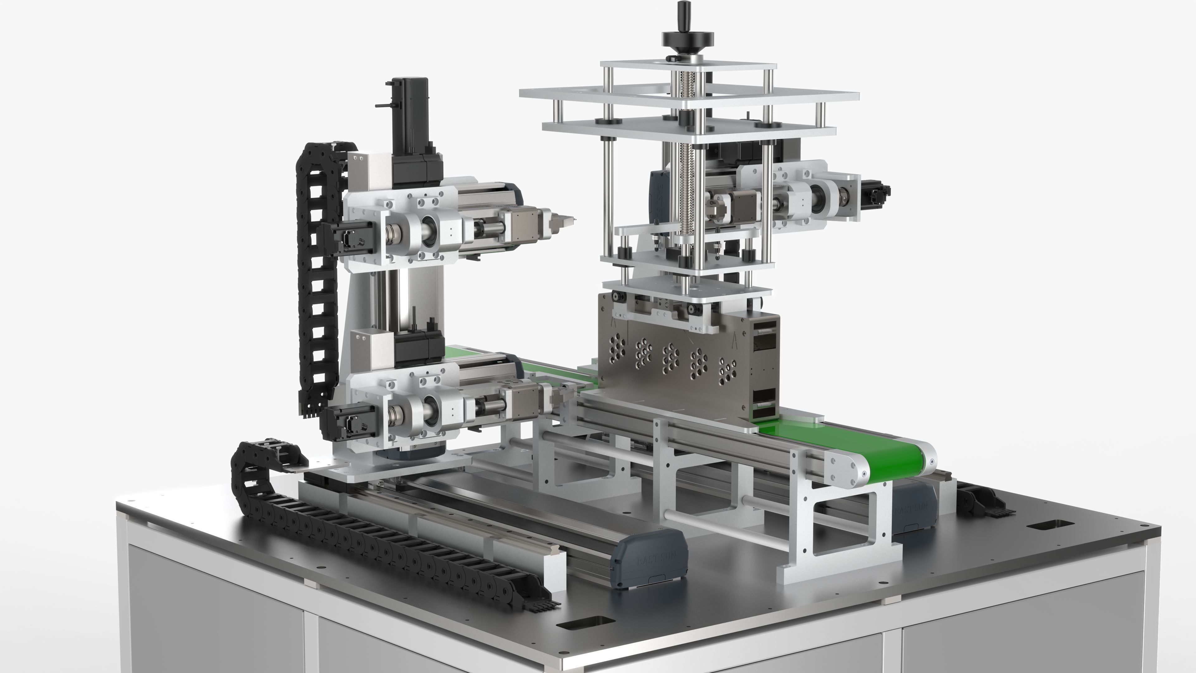 8 Axis Double Sided Spot Welding Machine 3D model_18