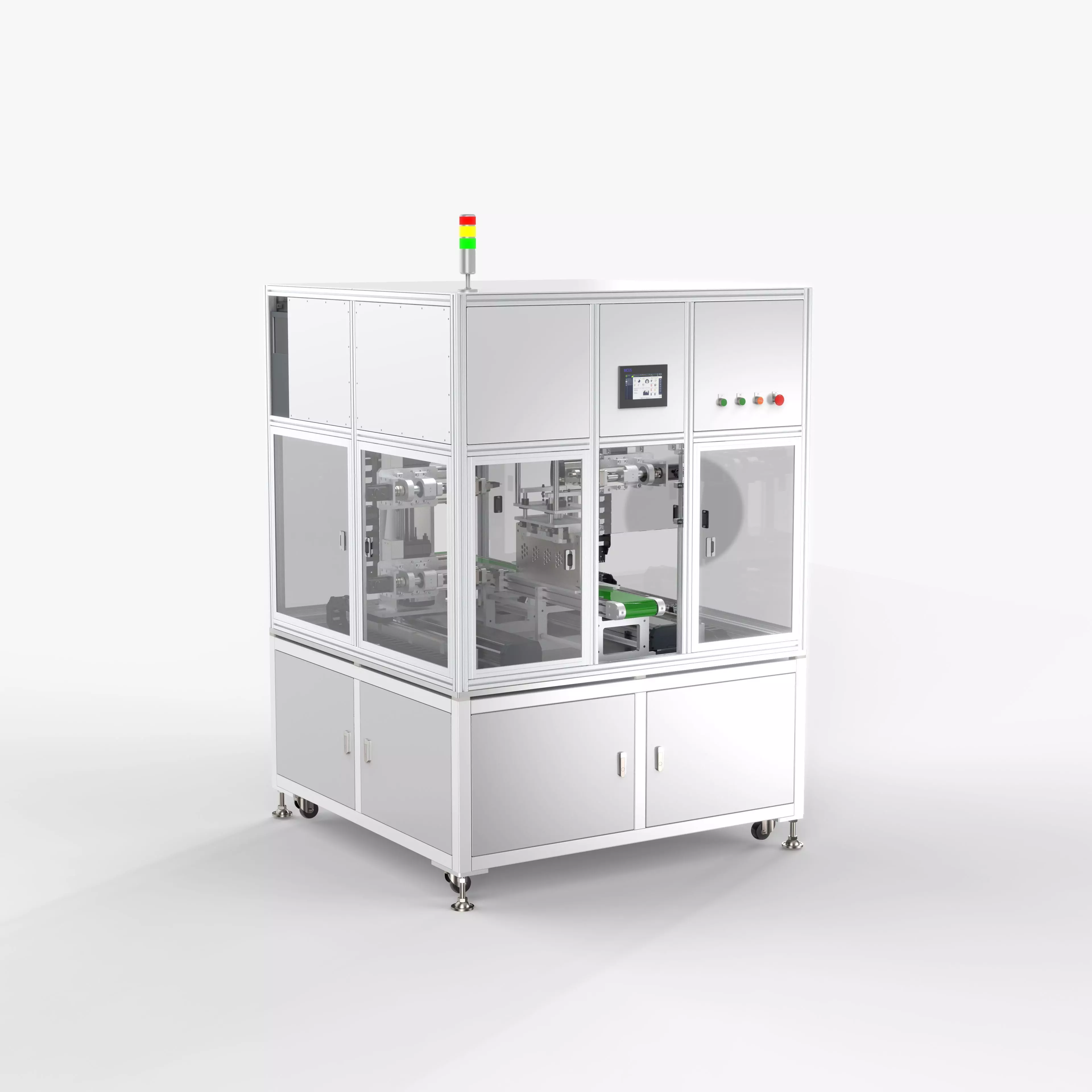 8 Axis Double Sided Spot Welding Machine 3D model_0