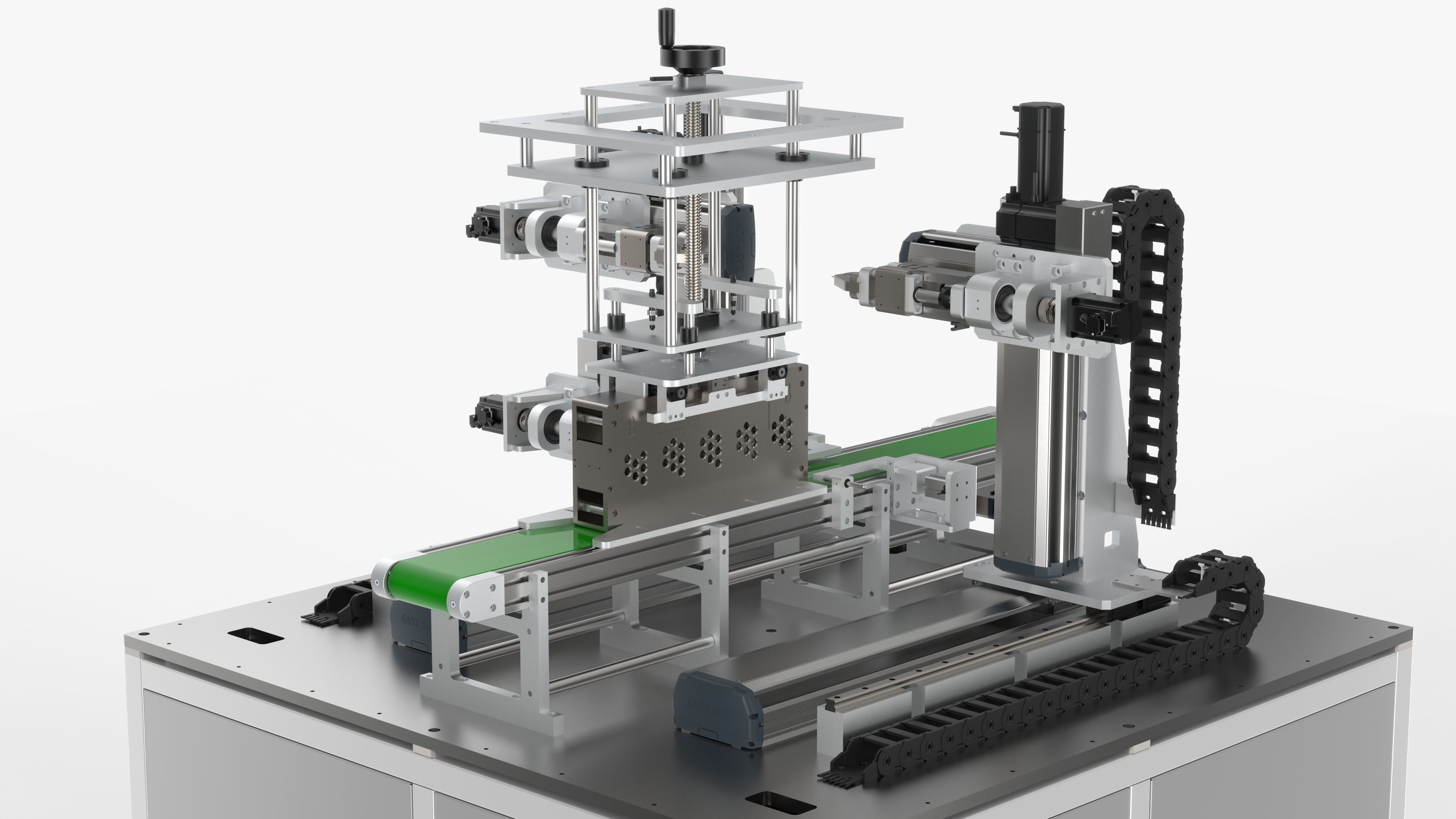 8 Axis Double Sided Spot Welding Machine 3D model_19