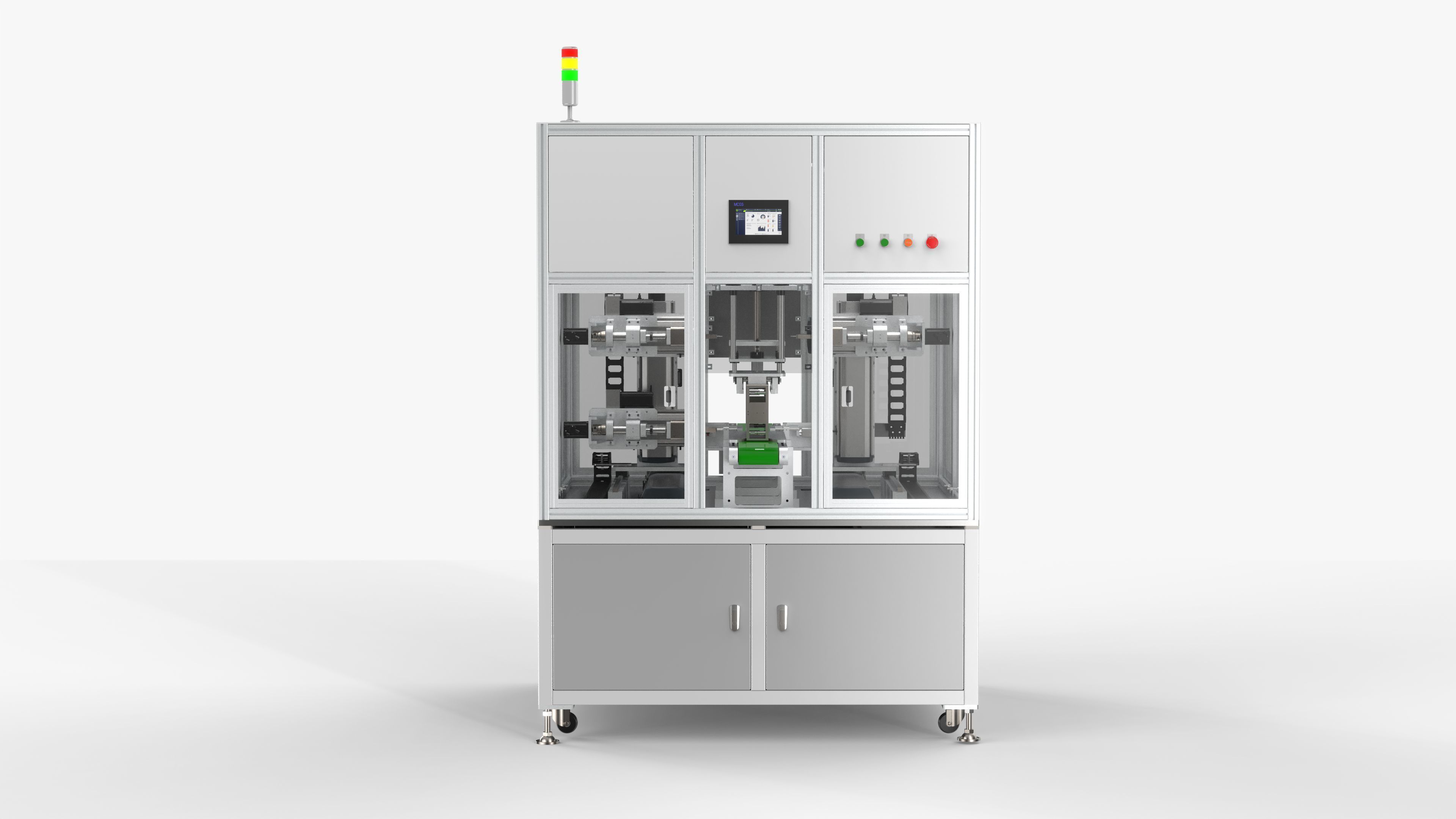 8 Axis Double Sided Spot Welding Machine 3D model_6