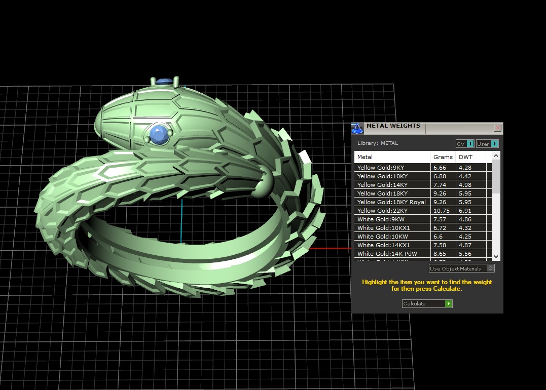 Serpenty snake ring - flexed and riged versions 3D print model 3D print model_2