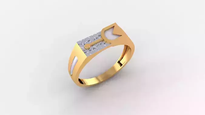 Refined Edge Band Ring