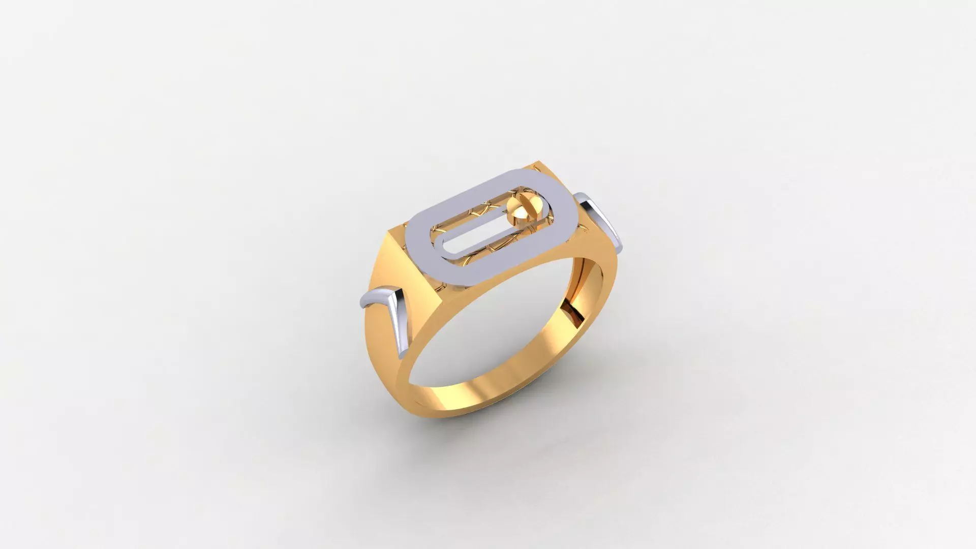Titanium Elegance Ring 3D print model