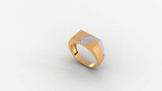Zenith Power Band Ring 3D print model