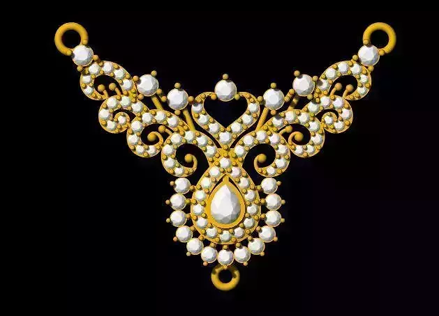 Tanmaniya Necklace 3dm file