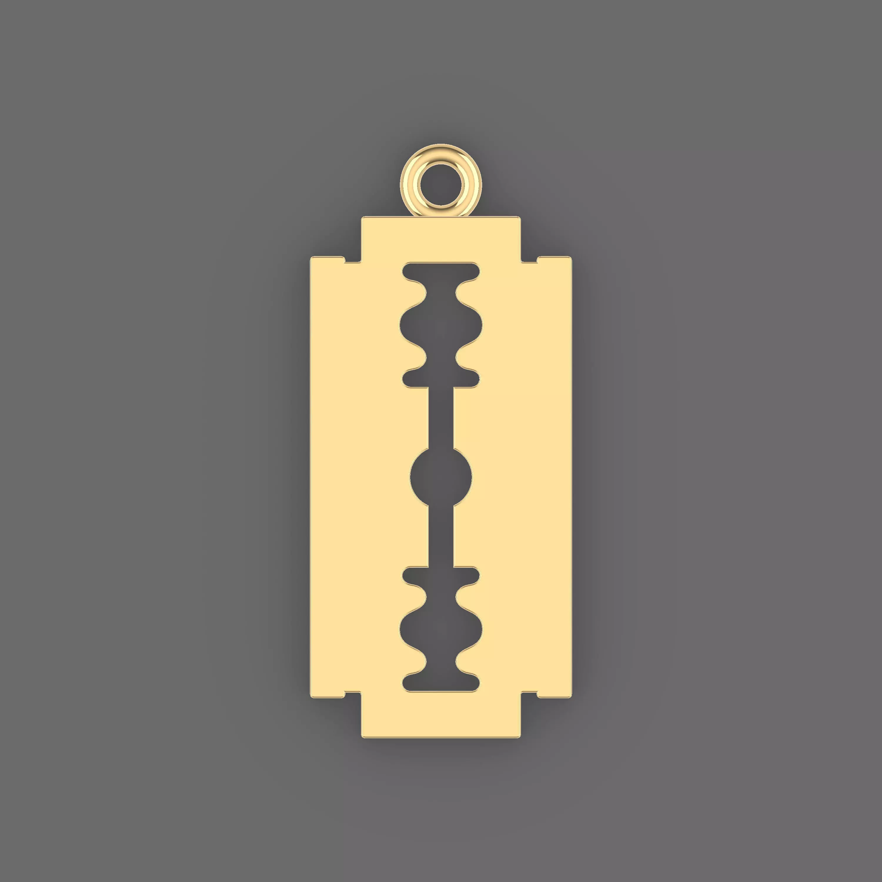 Blade Pendant  Free 3D print model_0