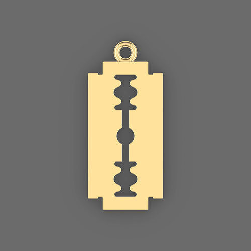 Blade Pendant  Free 3D print model