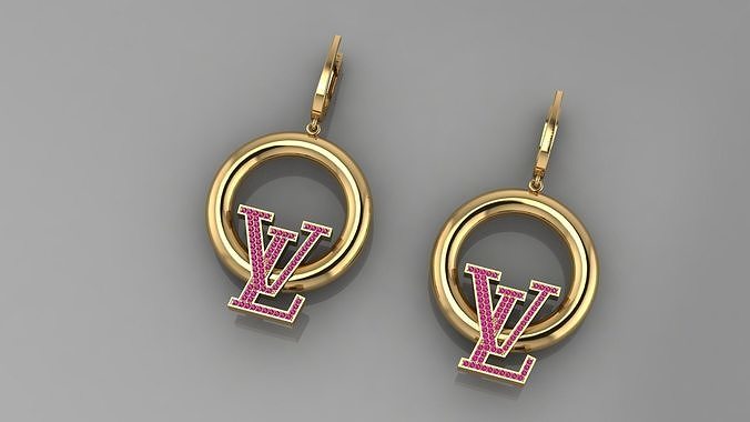 Earrings 3D print model