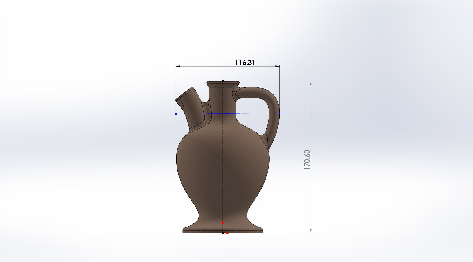clay jug 3D print model_1