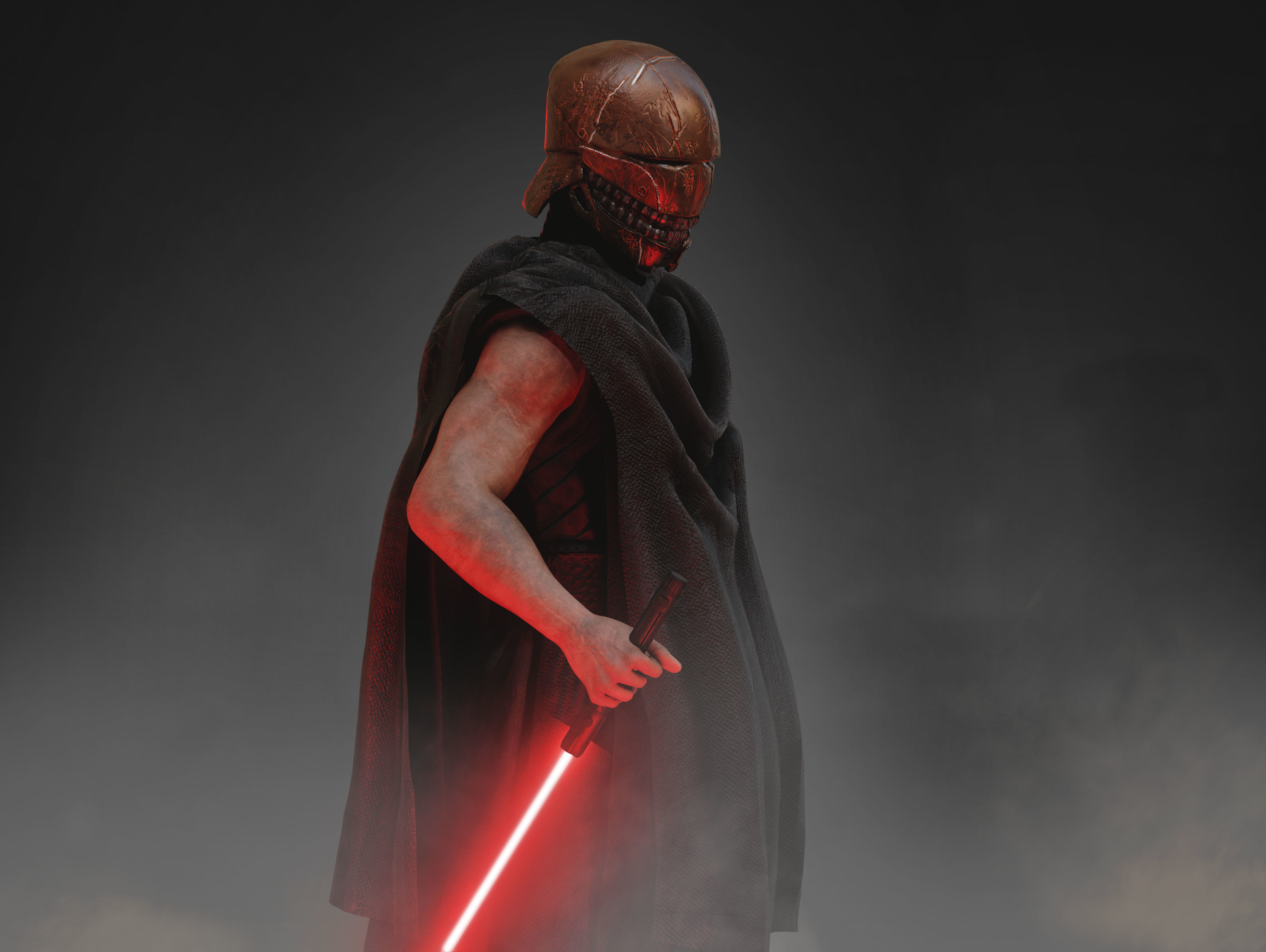 The Stranger Qimir Low-poly 3D model_5