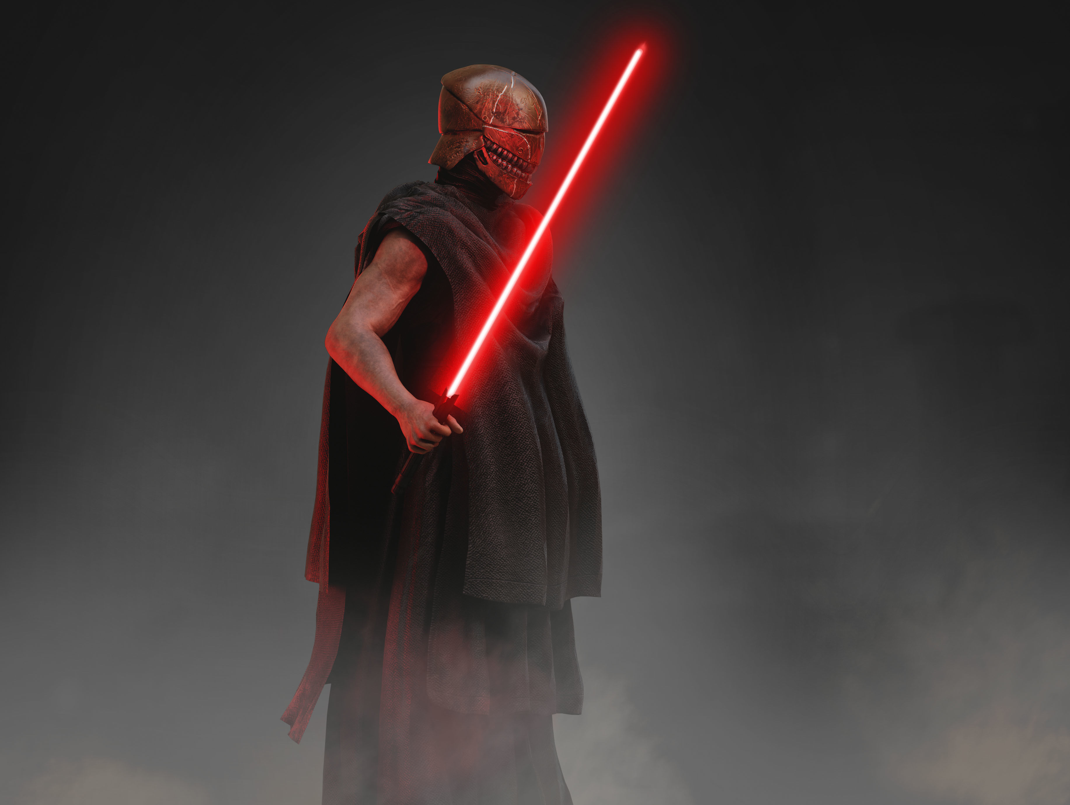 The Stranger Qimir Low-poly 3D model_7