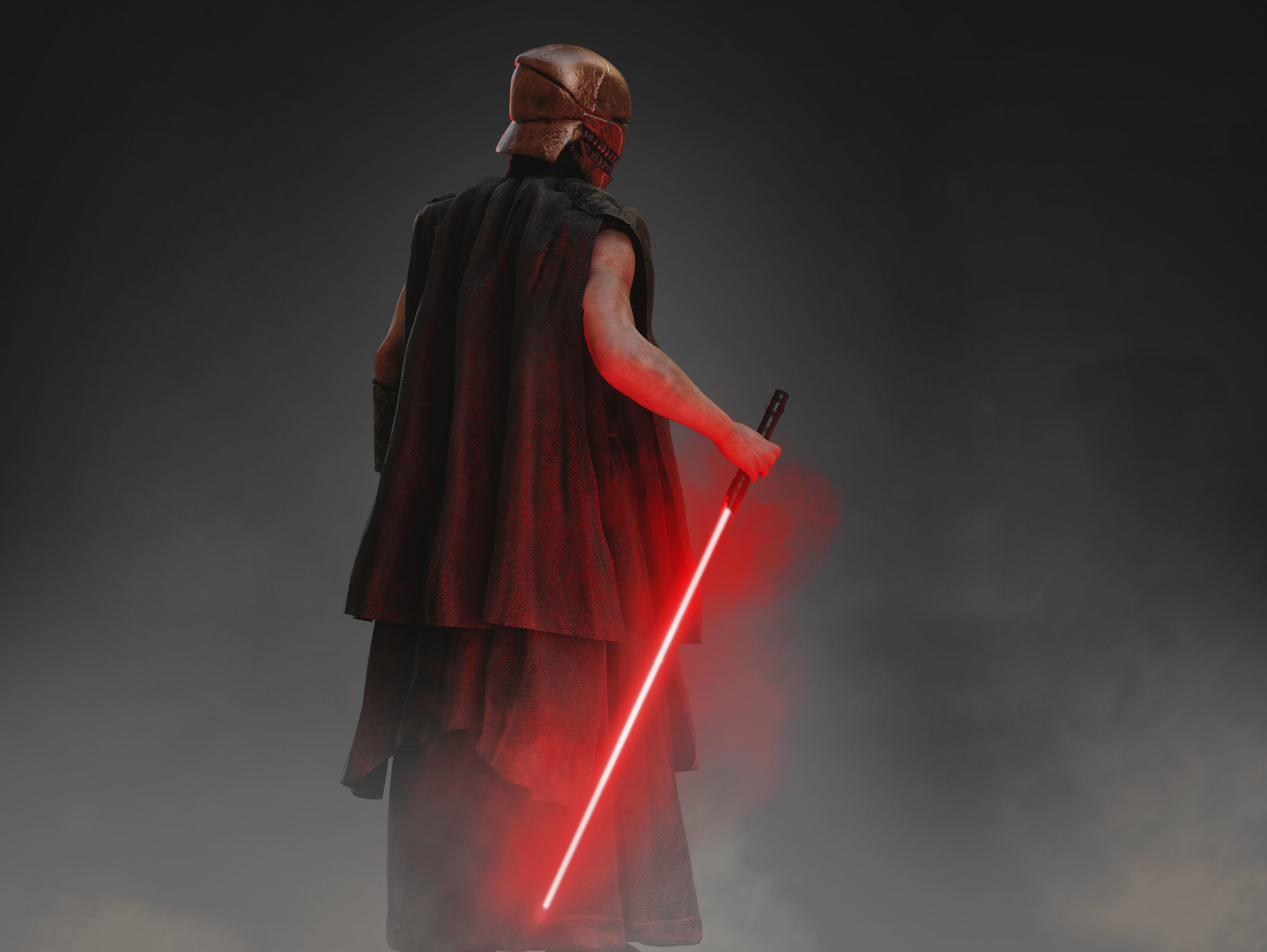 The Stranger Qimir Low-poly 3D model_4