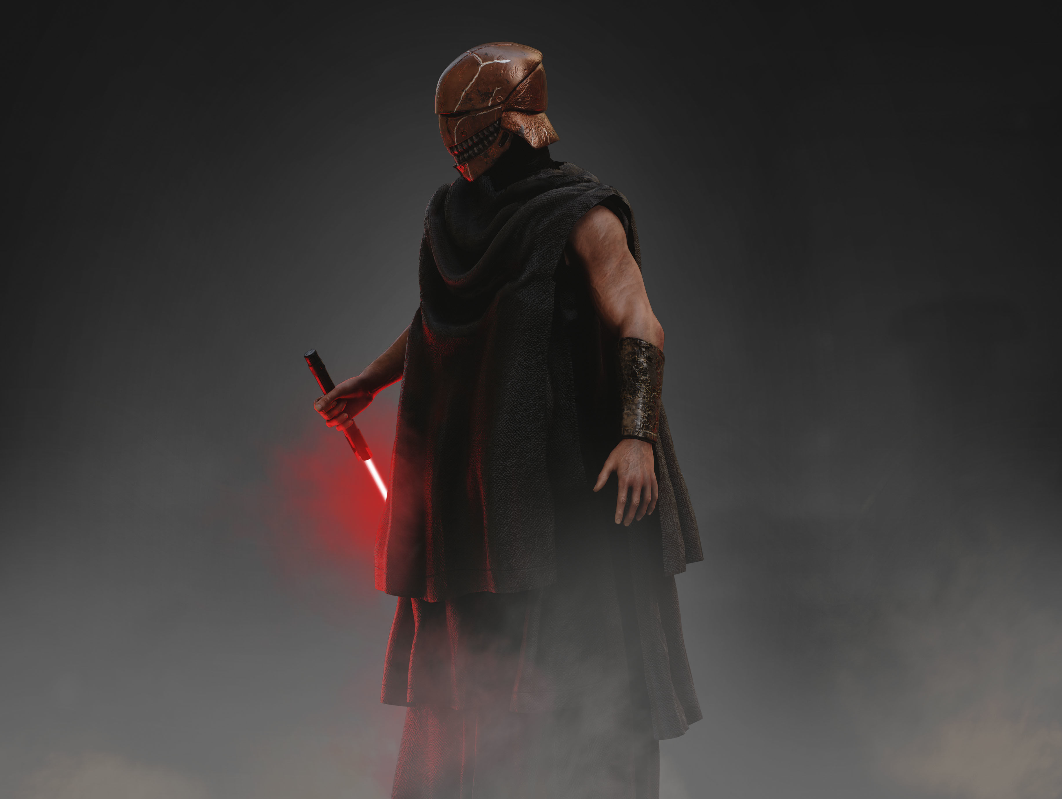 The Stranger Qimir Low-poly 3D model_2