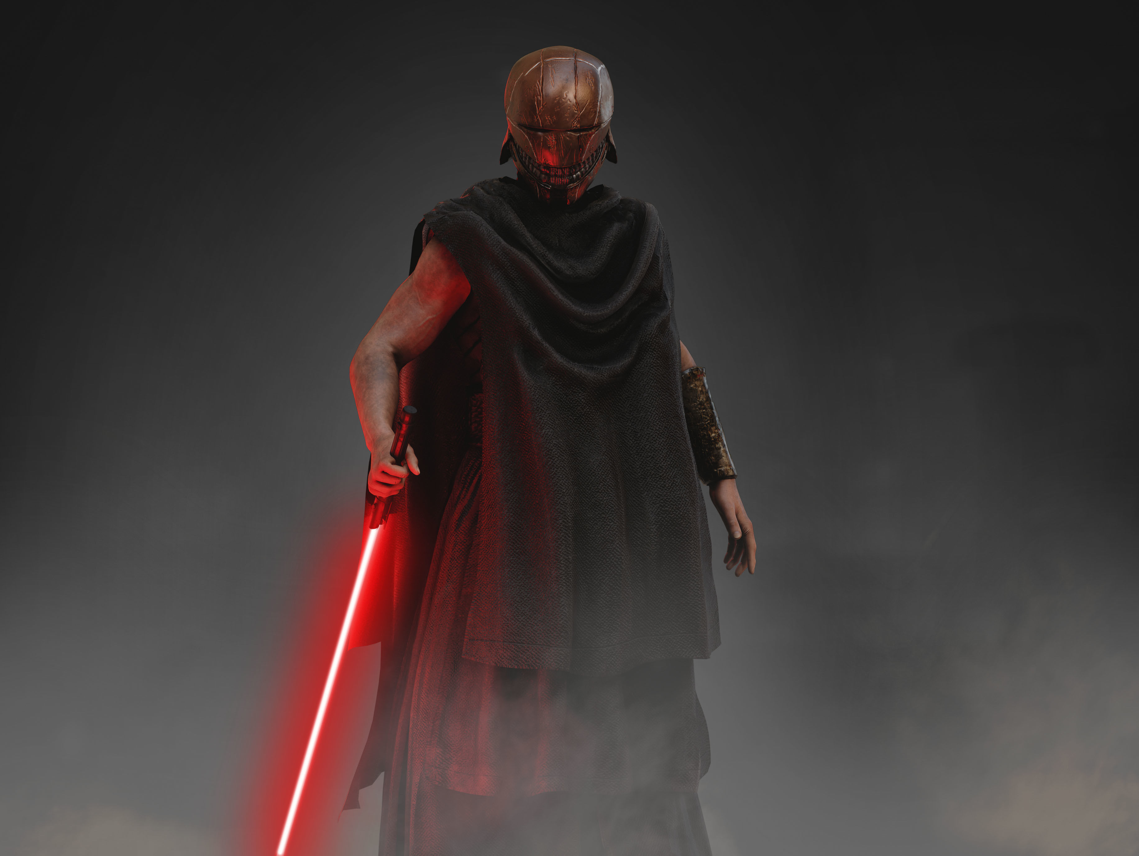 The Stranger Qimir Low-poly 3D model_6