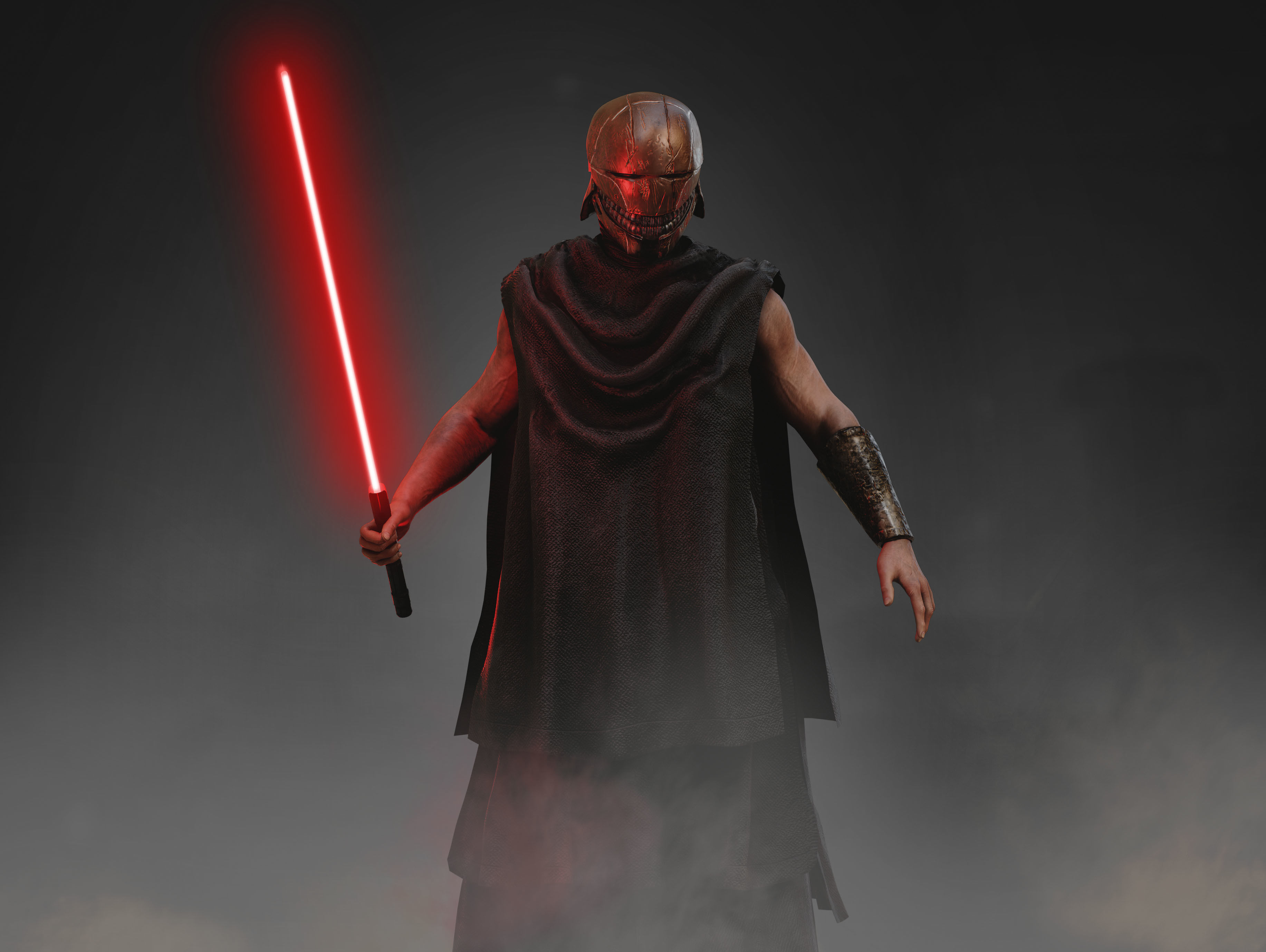 The Stranger Qimir Low-poly 3D model_3