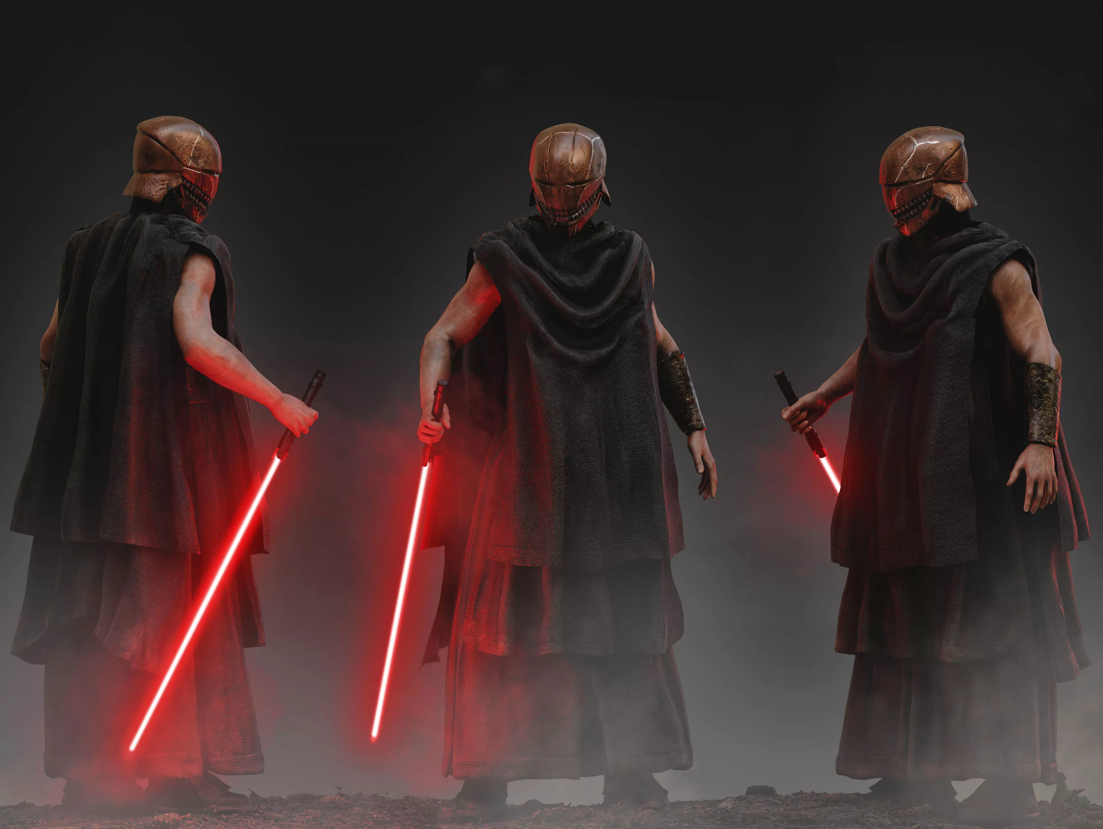 The Stranger Qimir Low-poly 3D model_0