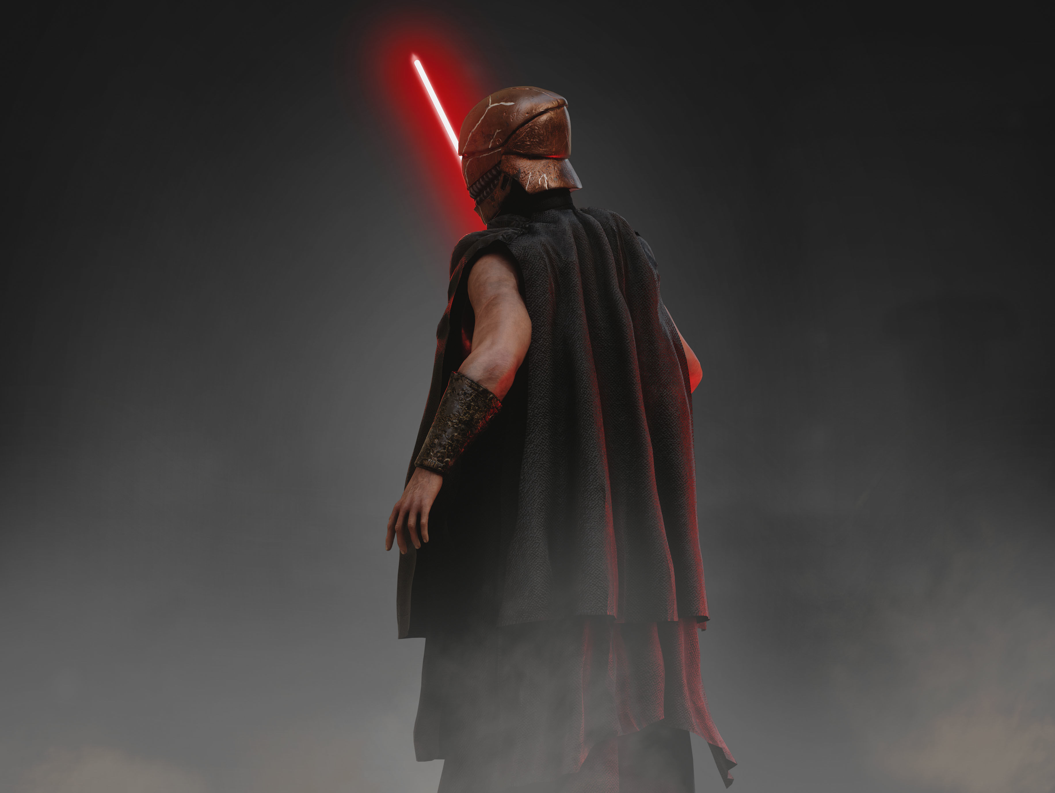 The Stranger Qimir Low-poly 3D model_8