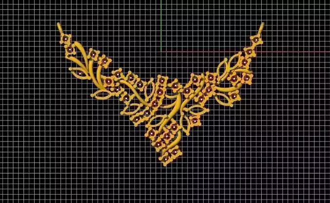 Tanmaniya Necklace 3dm and stl file