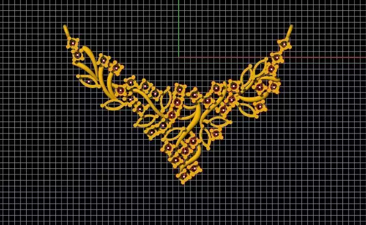 Tanmaniya Necklace 3dm and stl file 3D print model_0