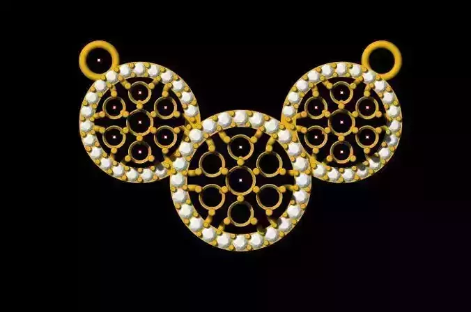 Tanmaniya Necklace 3dm and stl file