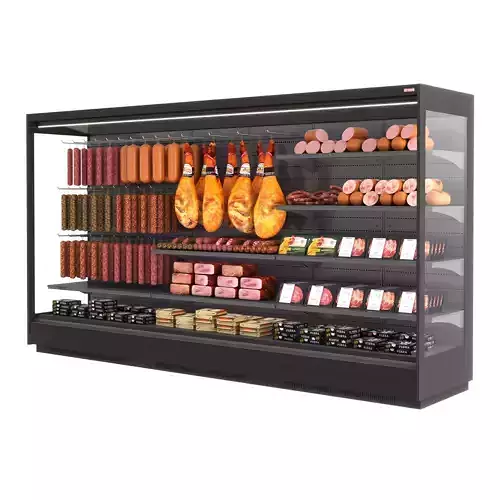 Refrigerated showcase Berlino meat