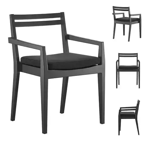 Hurel Zephyr Stackable Dining Arm Chair